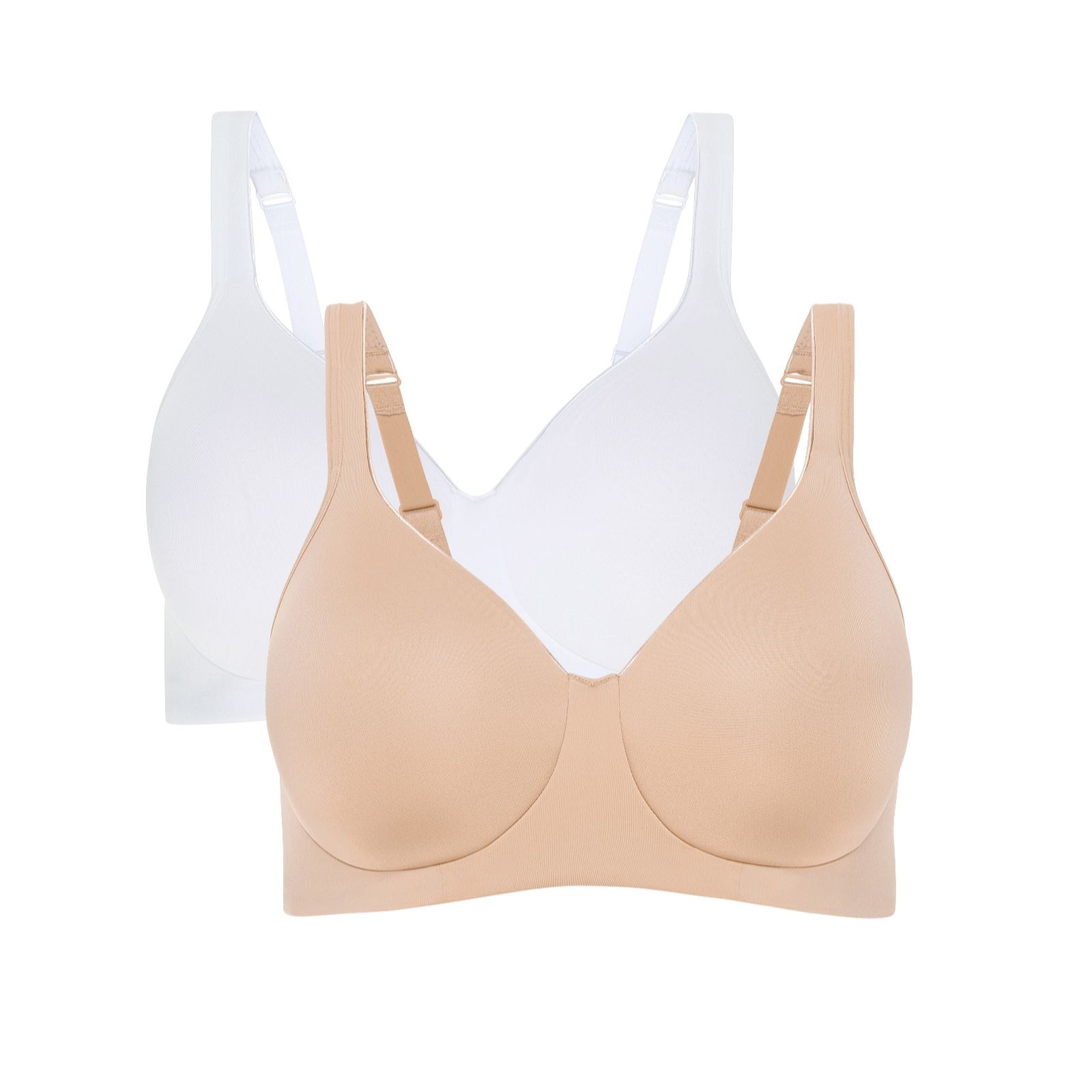 Jockey Forever Fit Full Coverage Bra 2 Pack