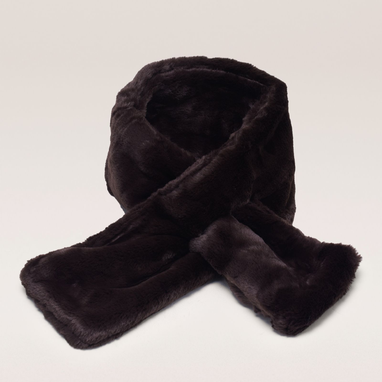 Paul Costelloe Dressage Faux Fur Wrapover Scarf