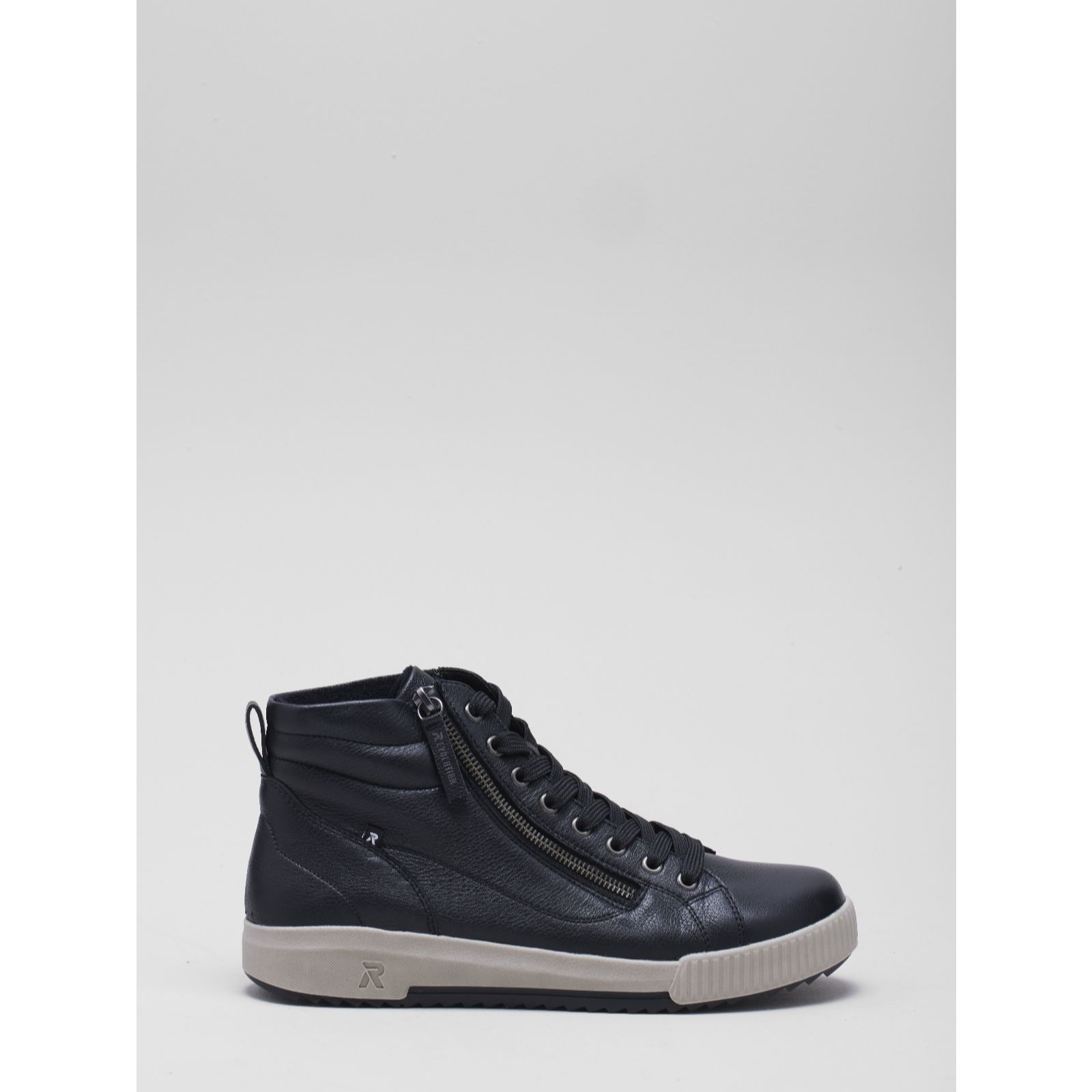 Rieker Black Side Zip Trainer Boot