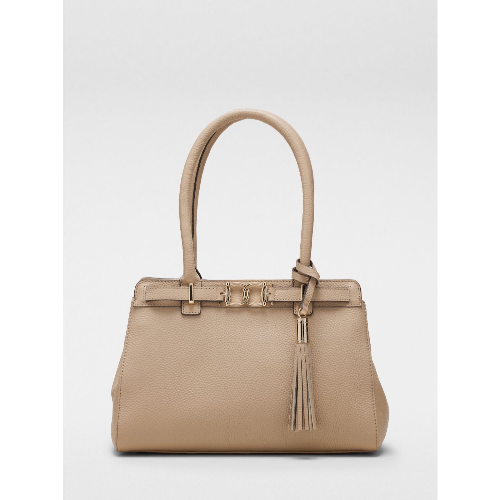 Paul Costelloe Snaffle Detail Leather Tote Bag