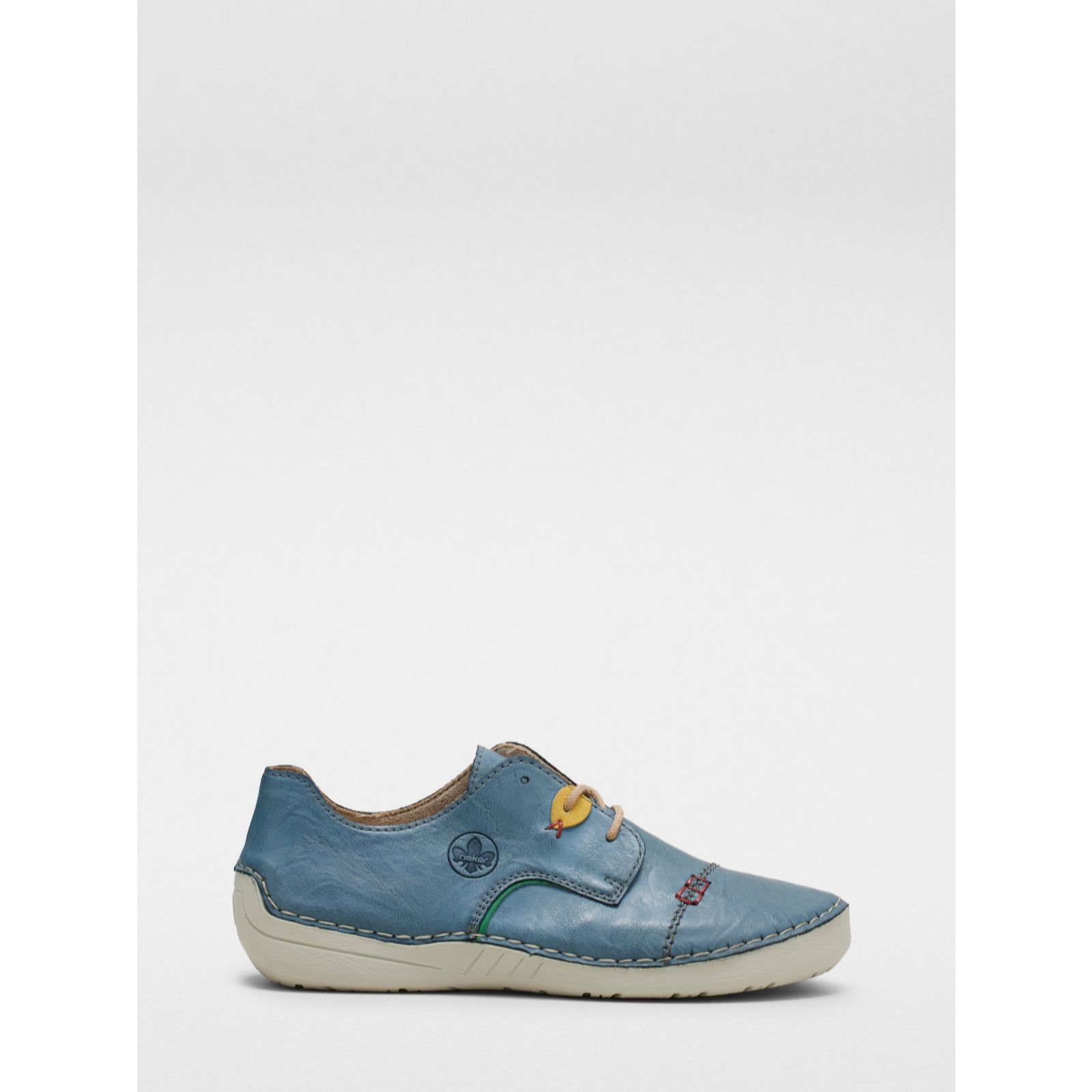 Rieker Blue Stitch Detail Trainer