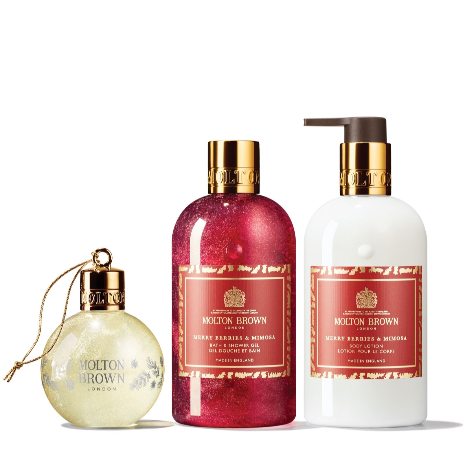 Molton Brown Merry Berries & Mimosa 3 Piece Festive Collection