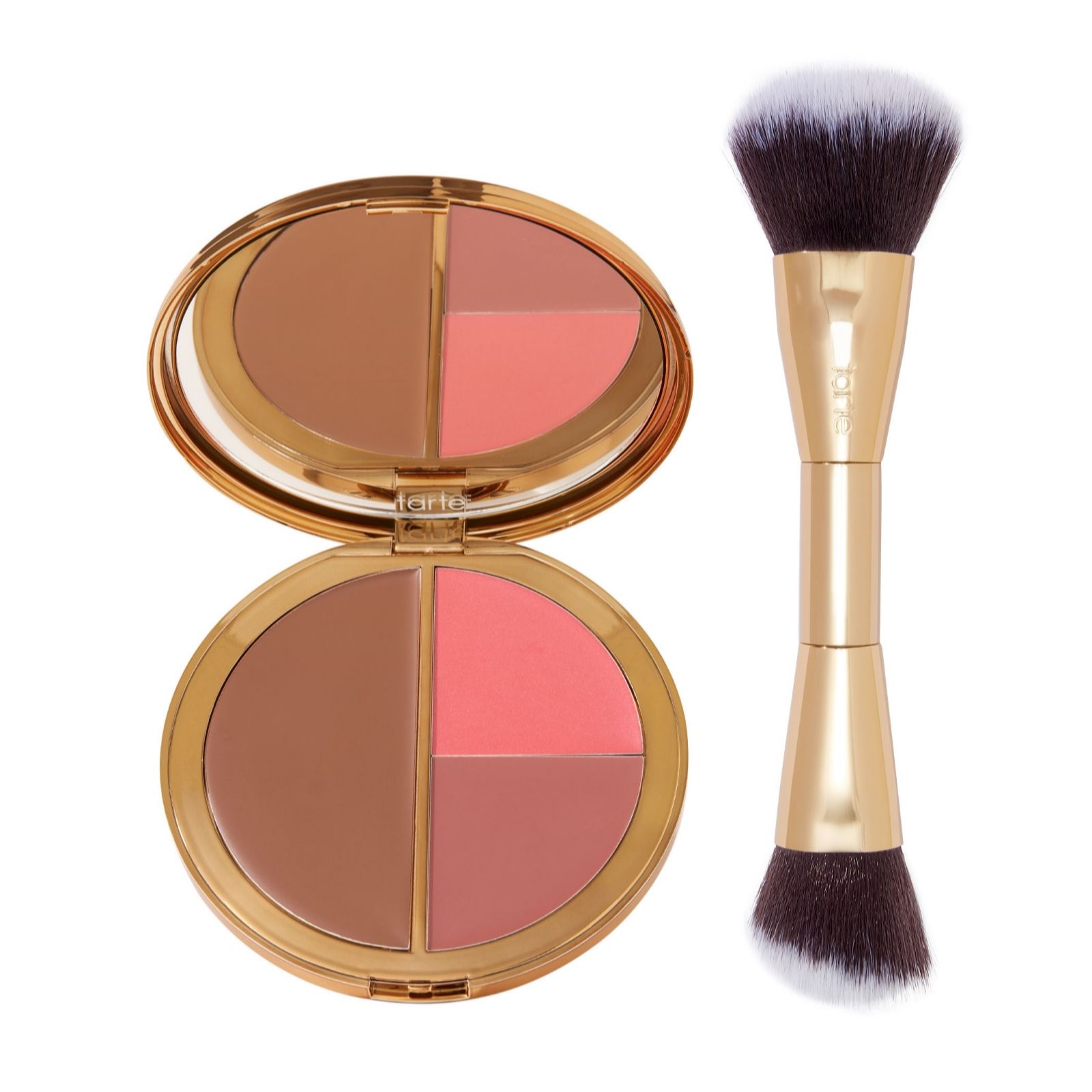 tarte Park Ave Princess Blush & Bronze Palette & Brush