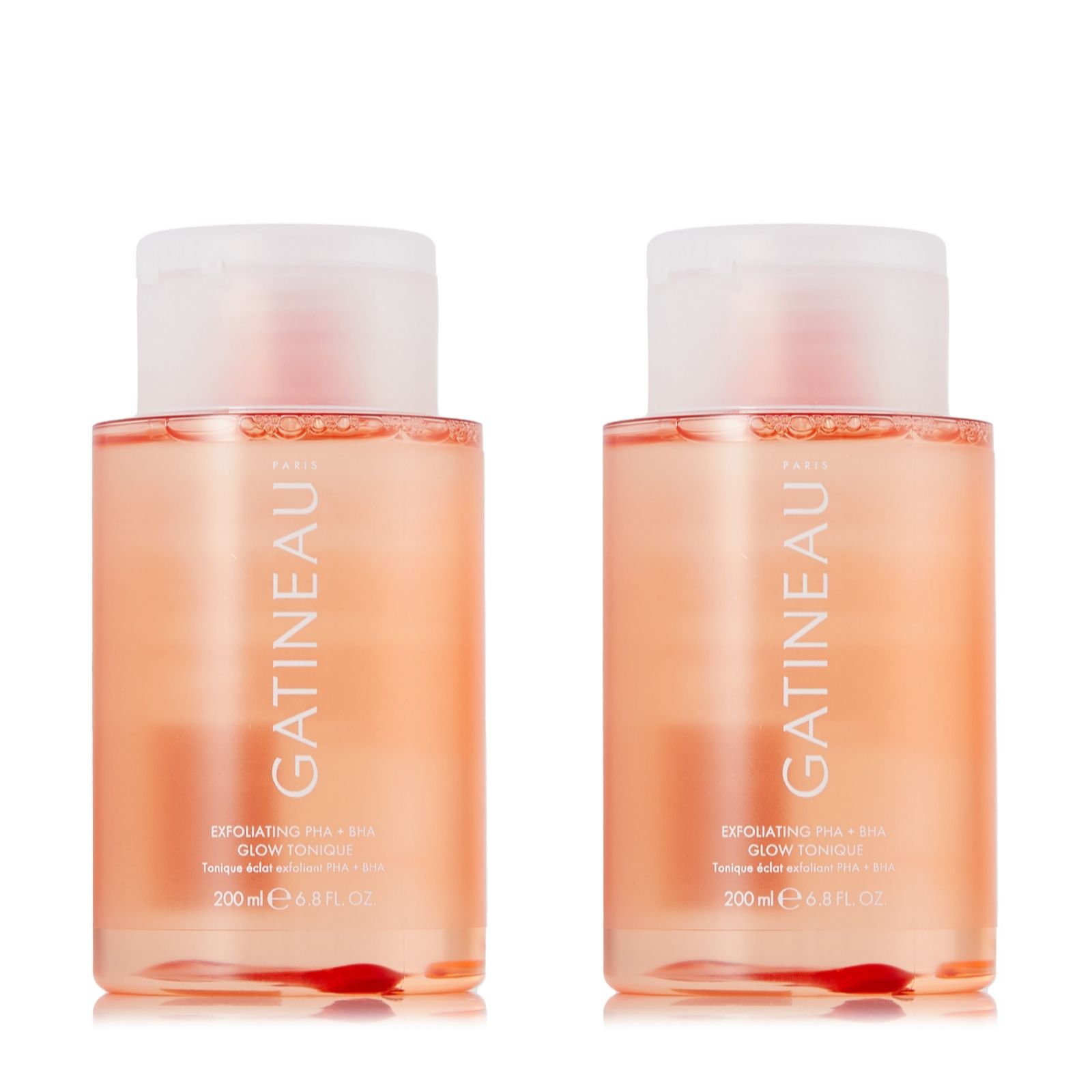 Gatineau Exfoliating PHA+BHA Glow Tonique 200ml Duo