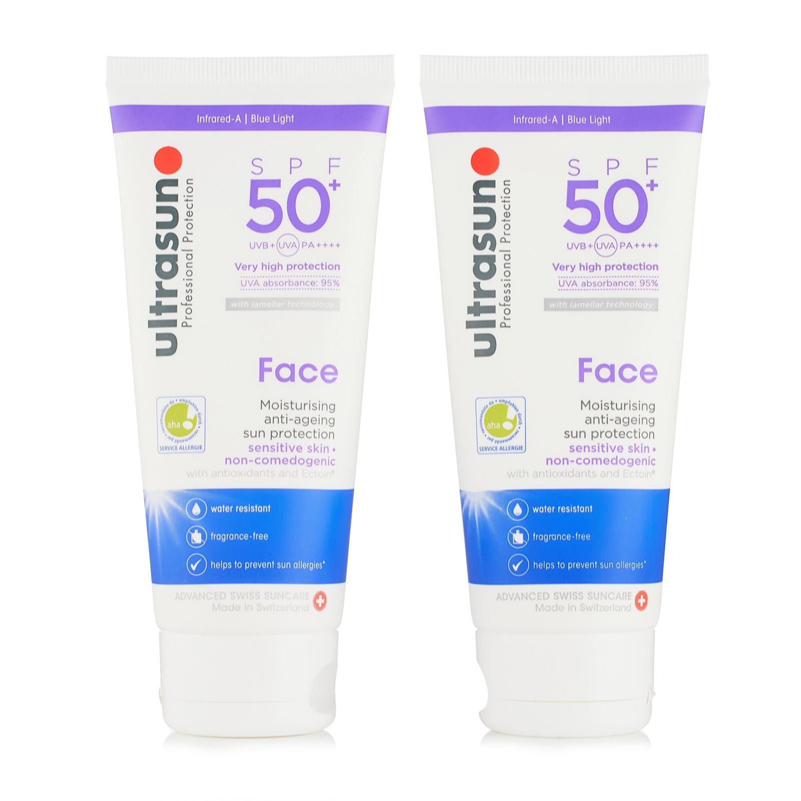 Ultrasun Face SPF 50 100ml Duo Non-Tint