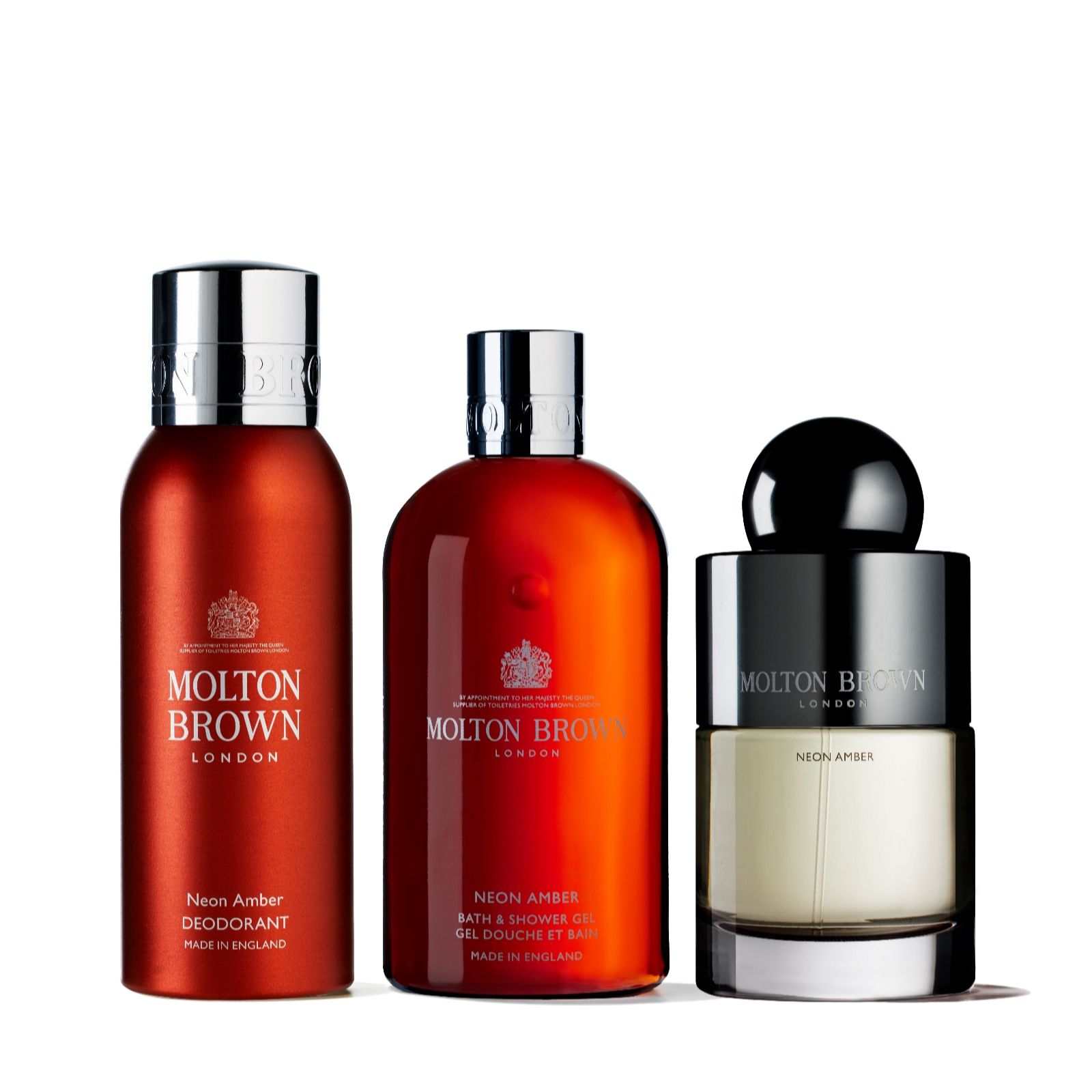 Molton Brown Neon Amber Fragrance Collection