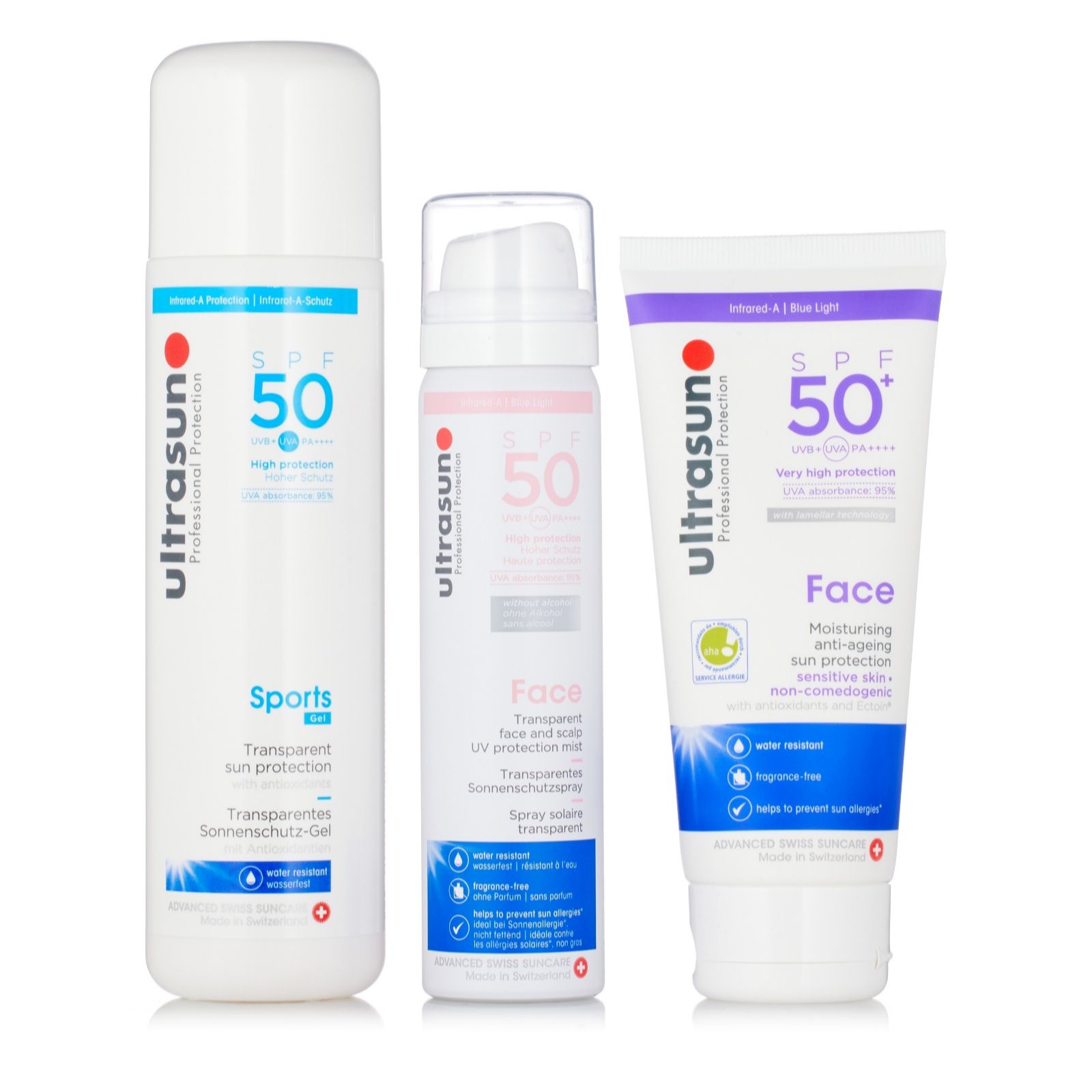 Ultrasun 3 Piece Face & Body Collection