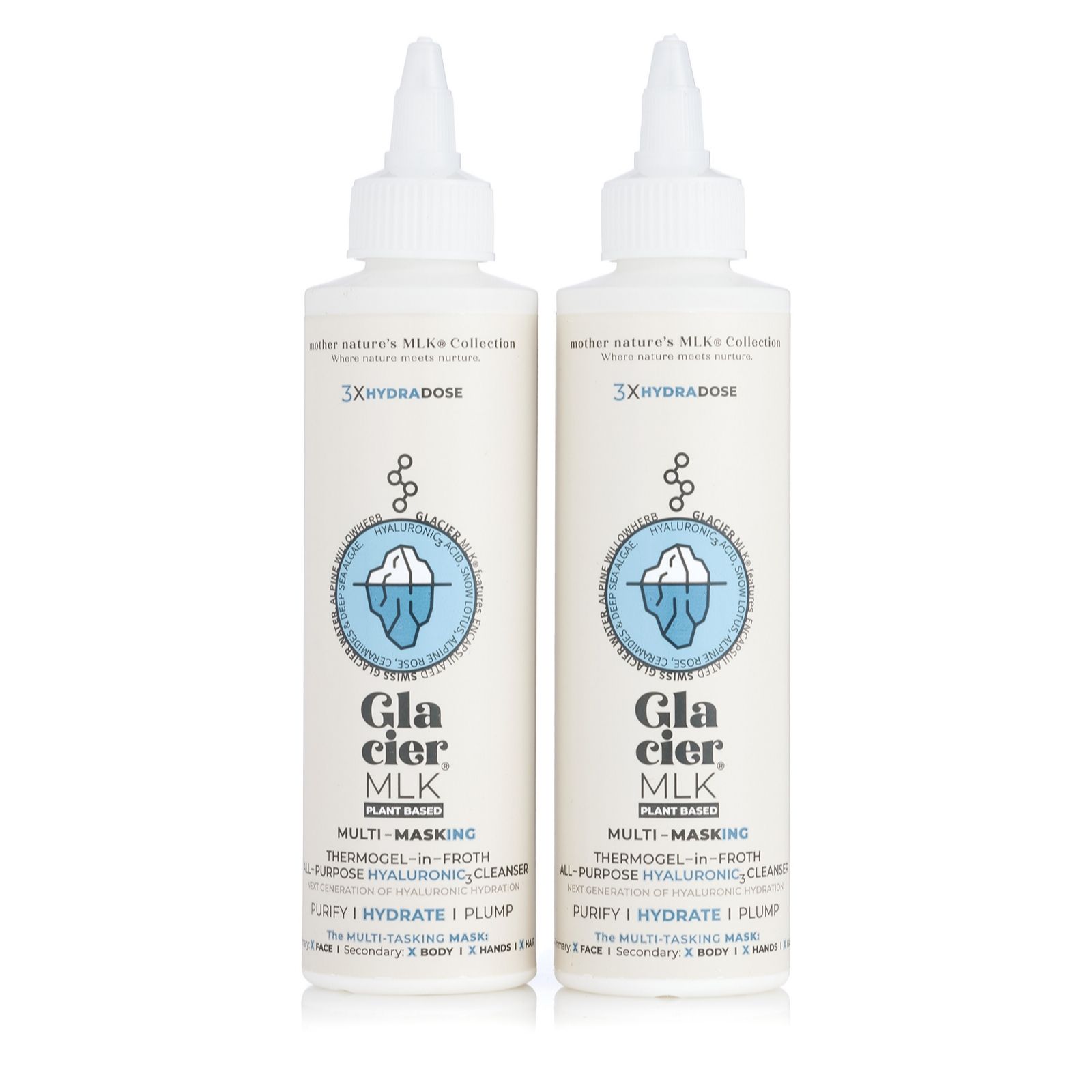 Tweak'd by Glacier Milk Cleanser 6oz Duo