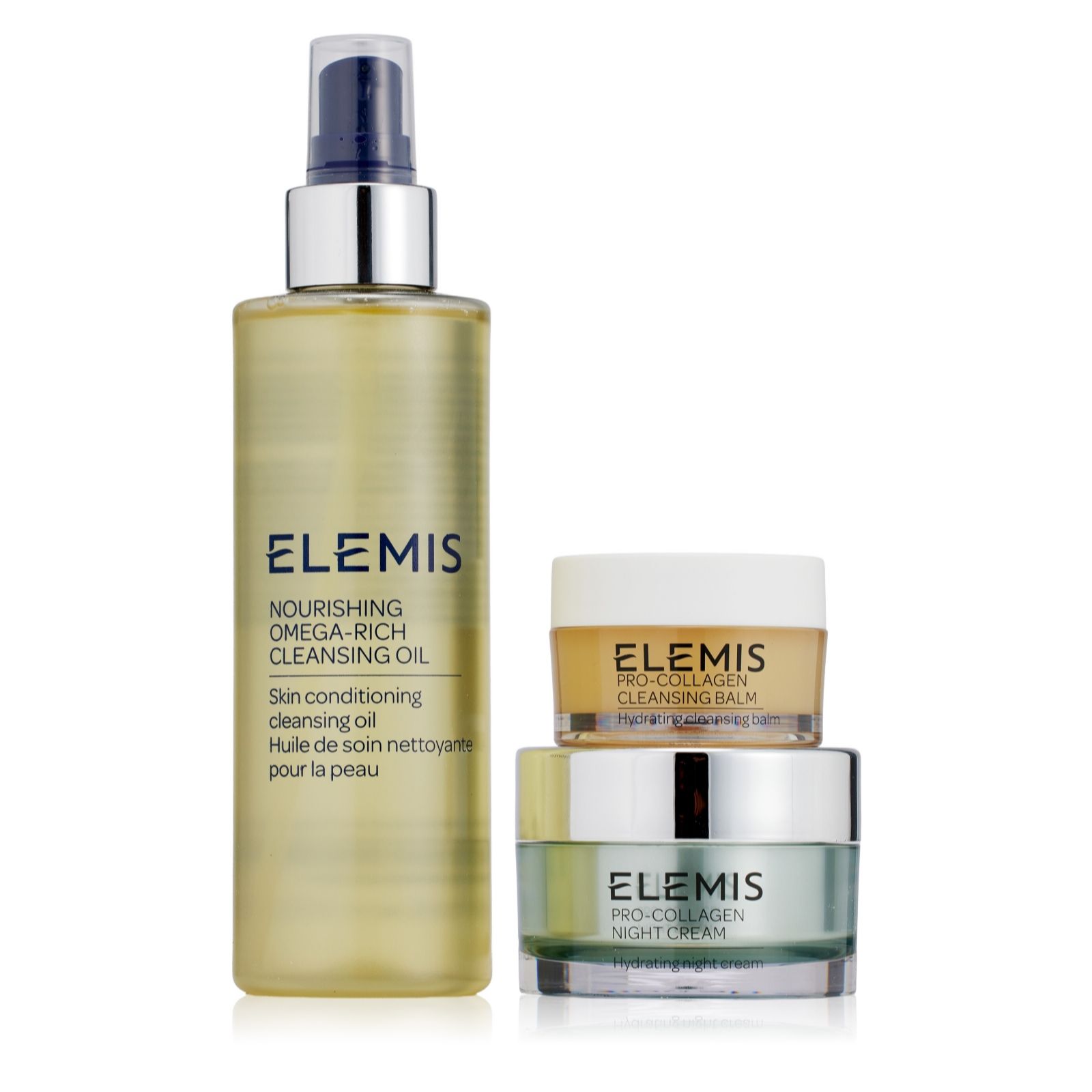 Elemis Cream 3 Piece Pro-Collagen Night Replenishing Routine