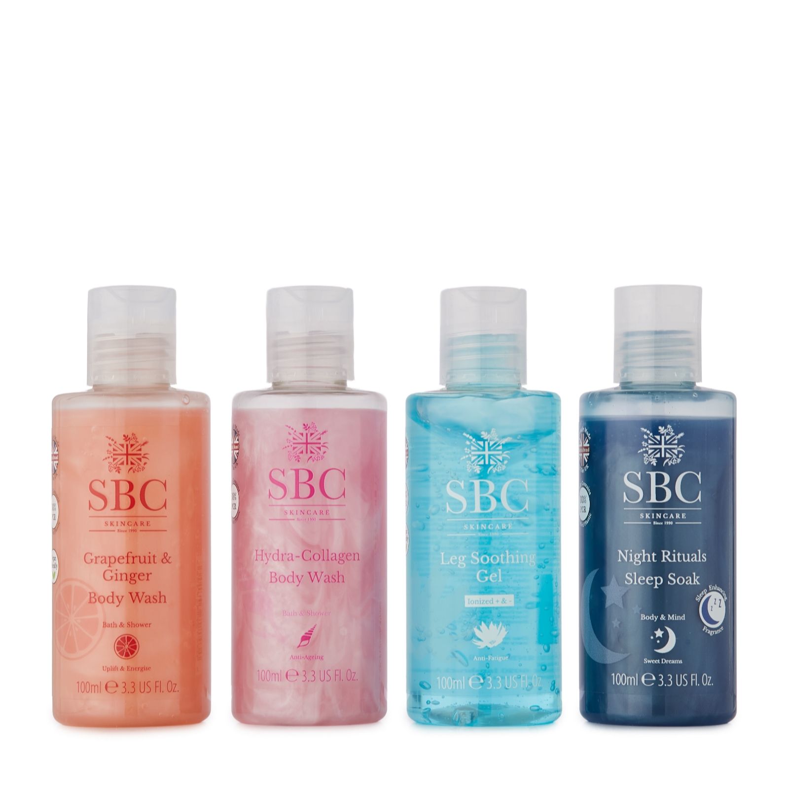 SBC Night Rituals Sleep Soak Bubble Bath Shower Gel Body Wash Calming 3 x 100ml - Image 3
