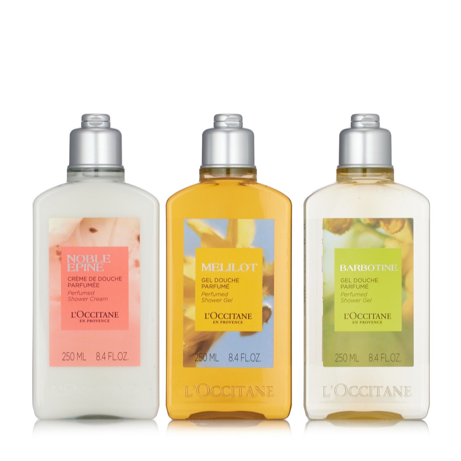 L'Occitane Unforgotten Flowers Shower Gel 250ml Trio