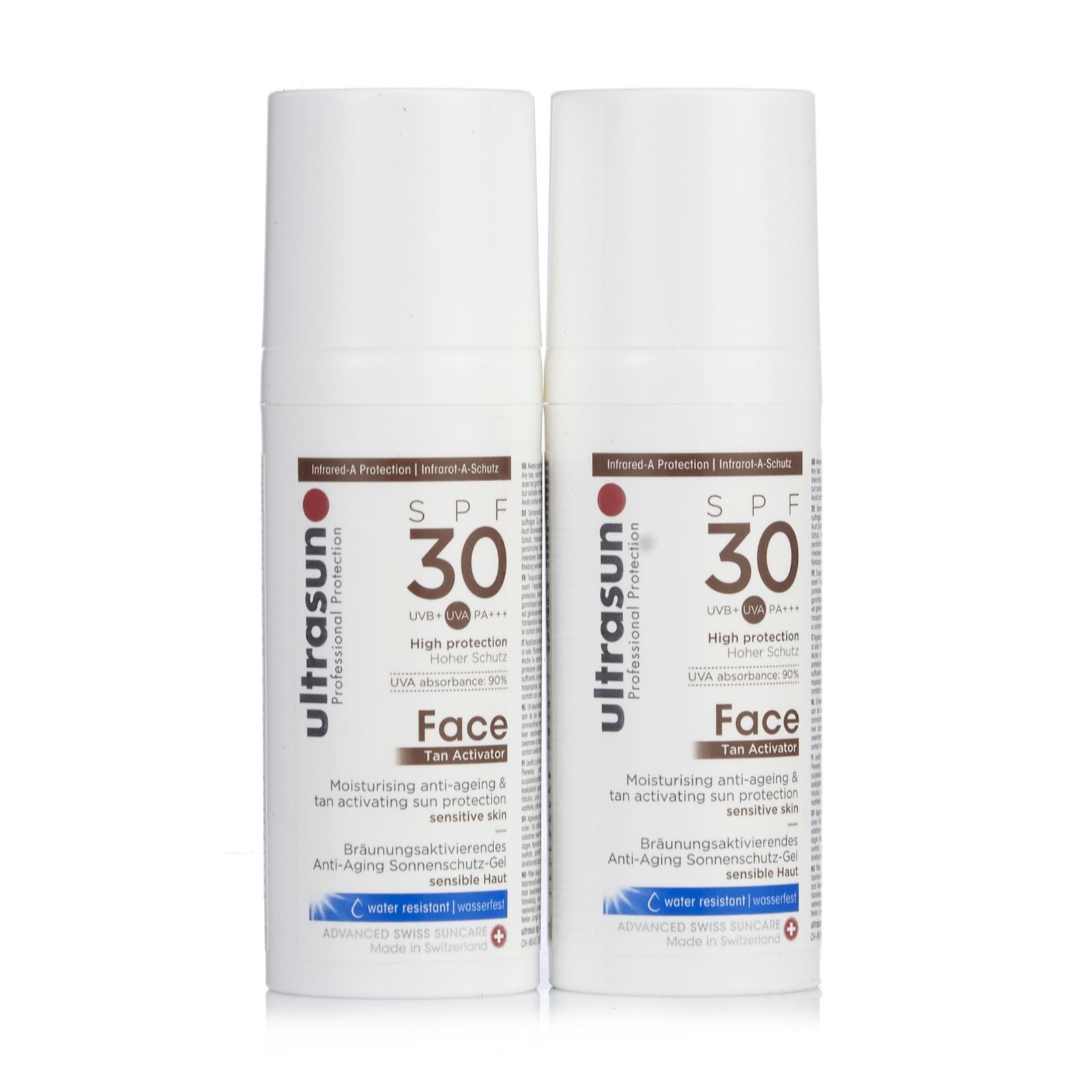 Ultrasun Sun Protection Face Tan Activator SPF 30 50ml Duo