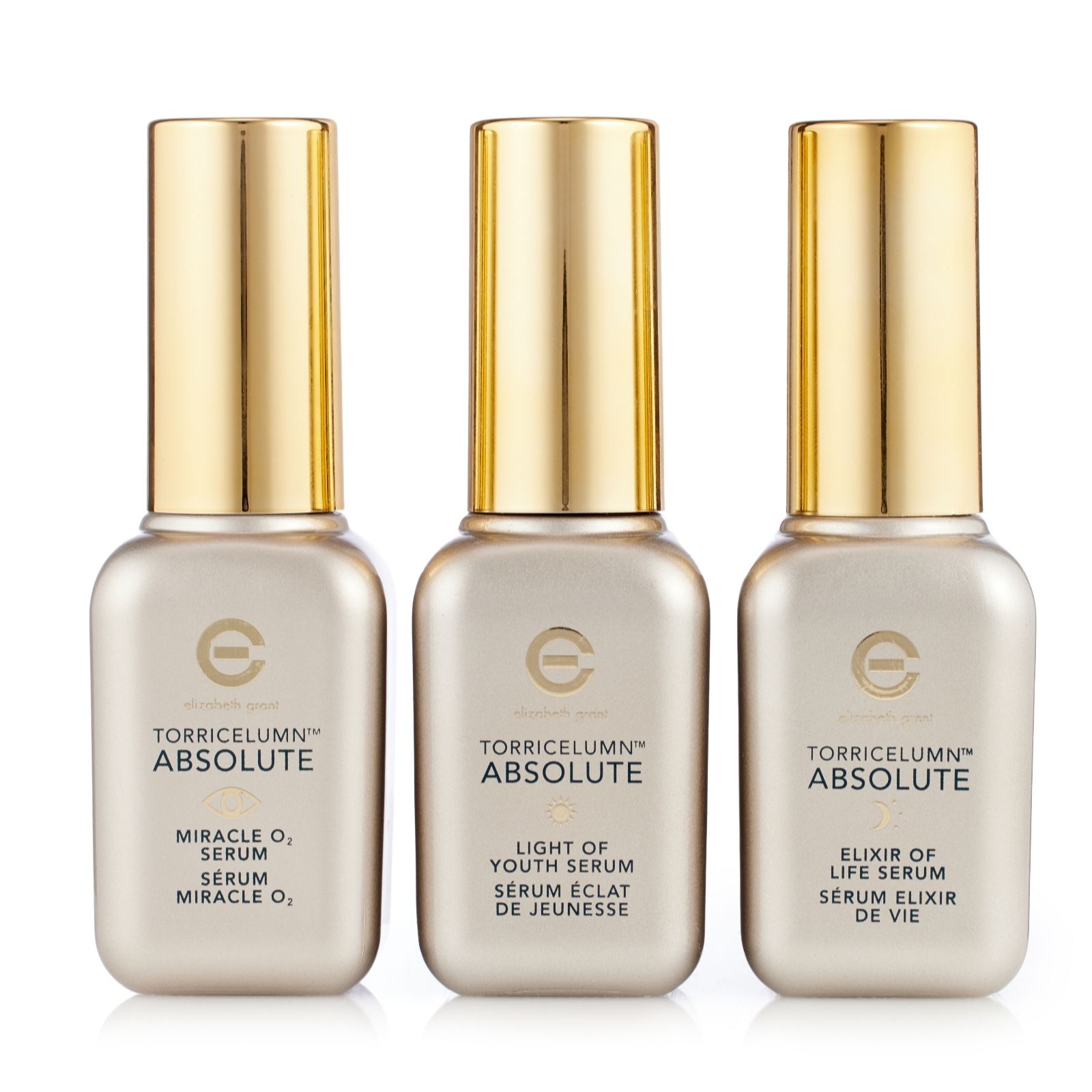 Elizabeth Grant Torricelumn Day, Night & Eye Serum Trio