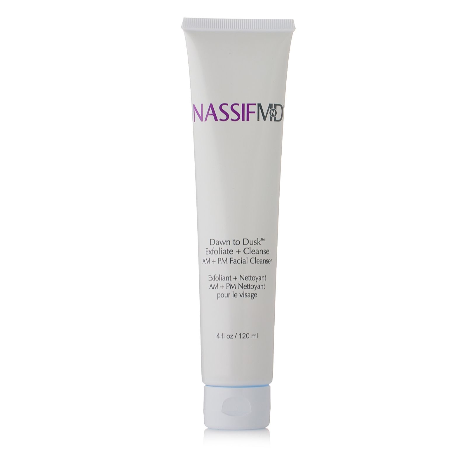 NassifMD Dawn to Dusk AM & PM Exfoliating Cleanser 120ml