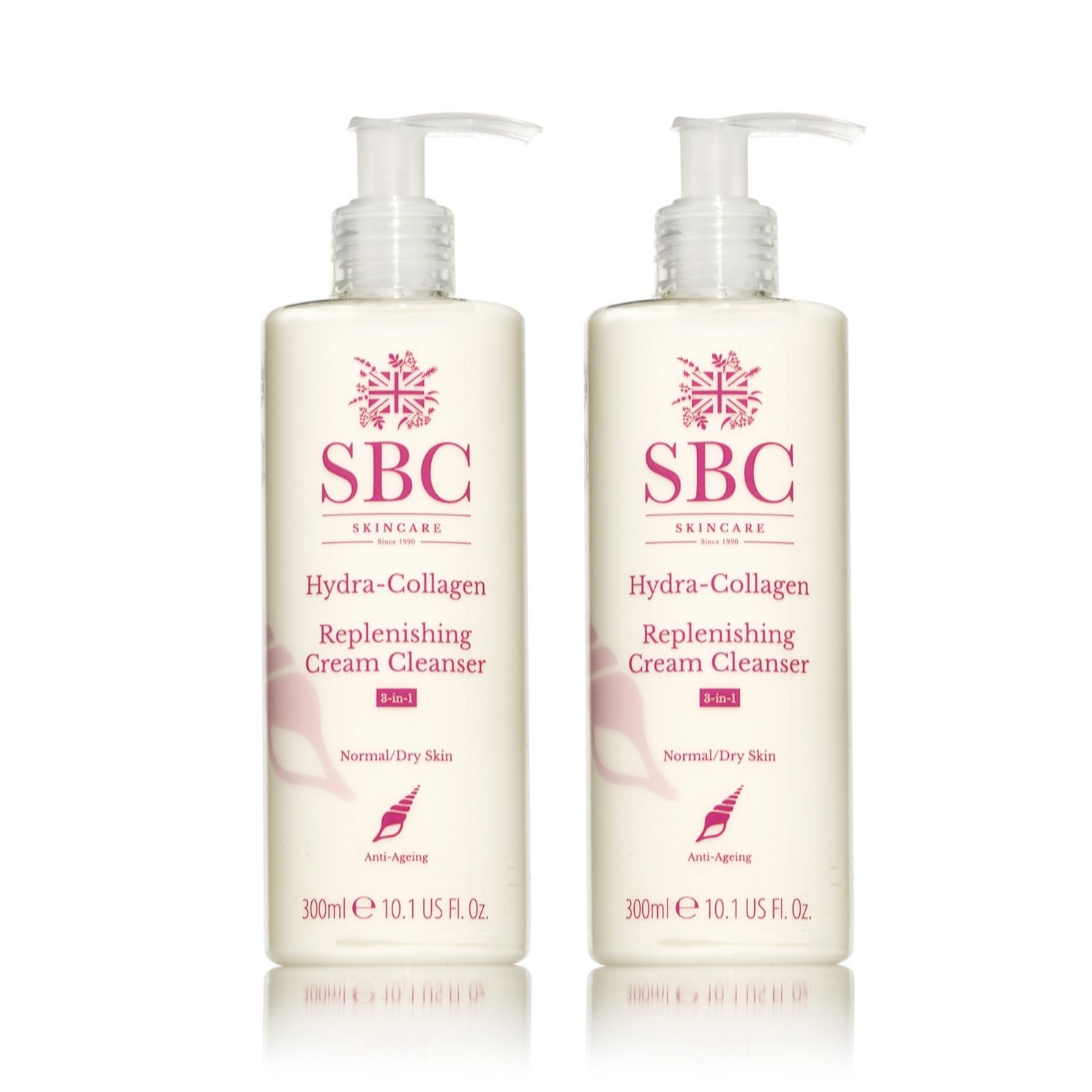 Sbc Cream Hydra-Collagen Cleanser 300Ml Duo