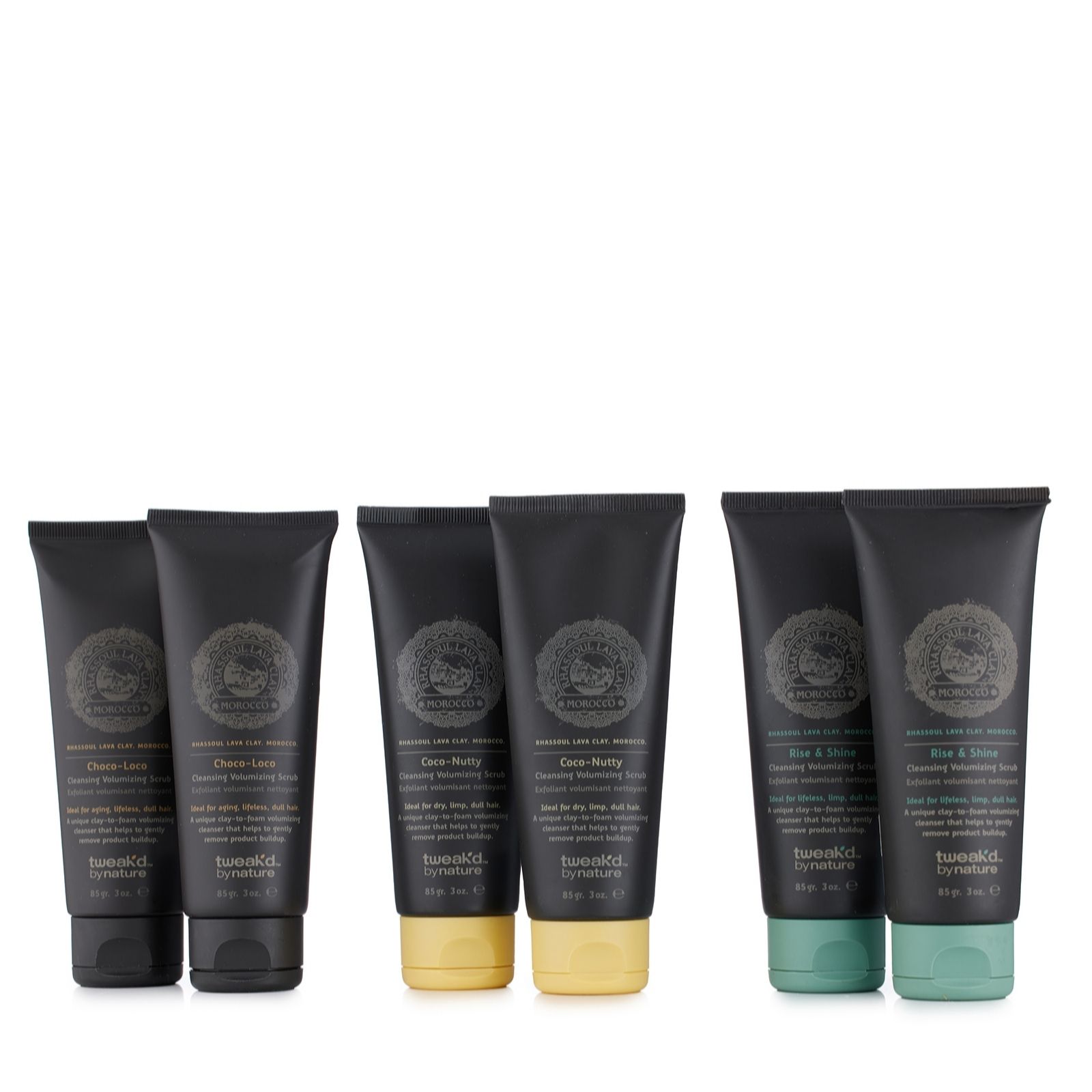 Tweak'd by Nature Hair Volumizing Scrub 3oz 6 Piece Giftable Set