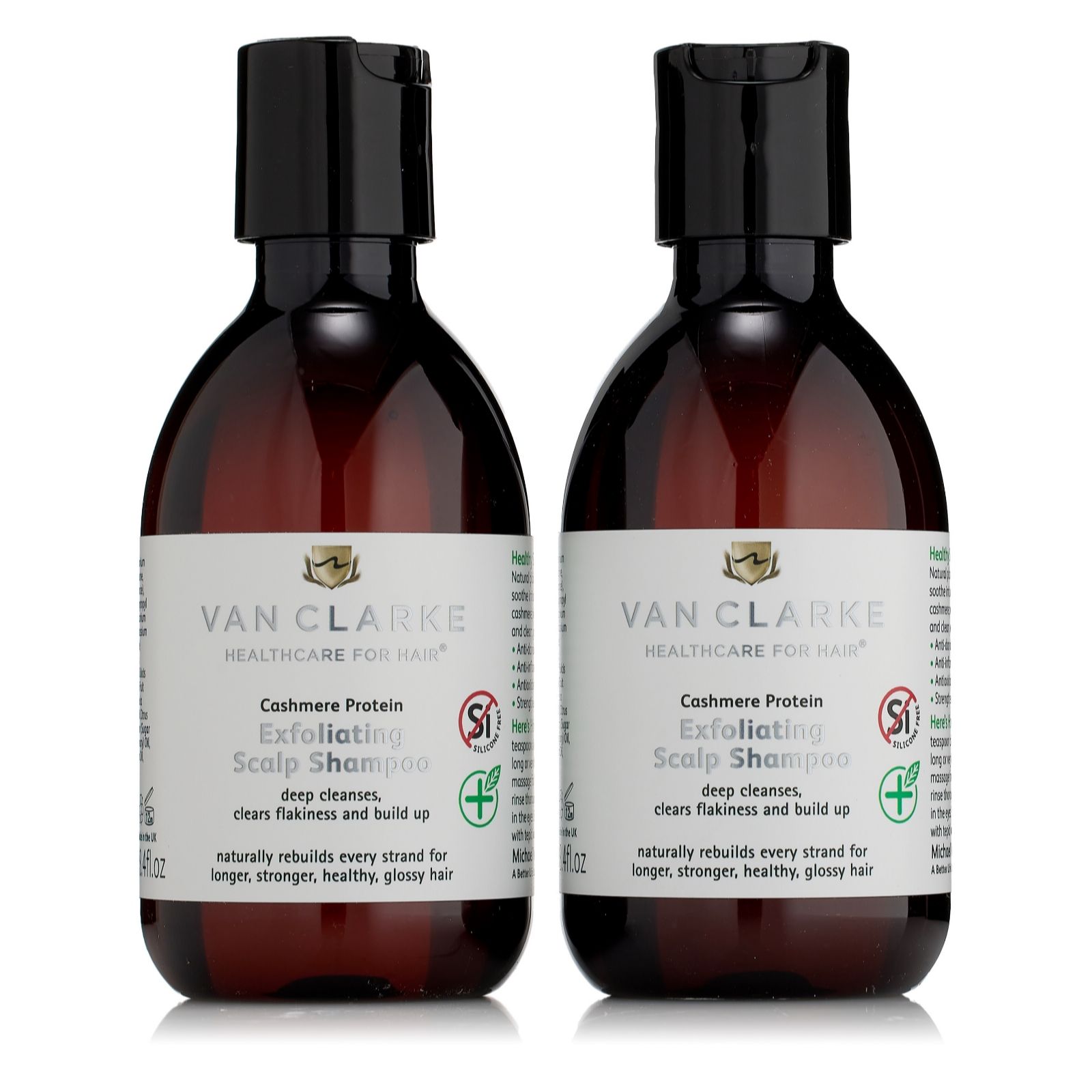 Michael Van Clarke Exfoliating Shampoo 250ml Duo