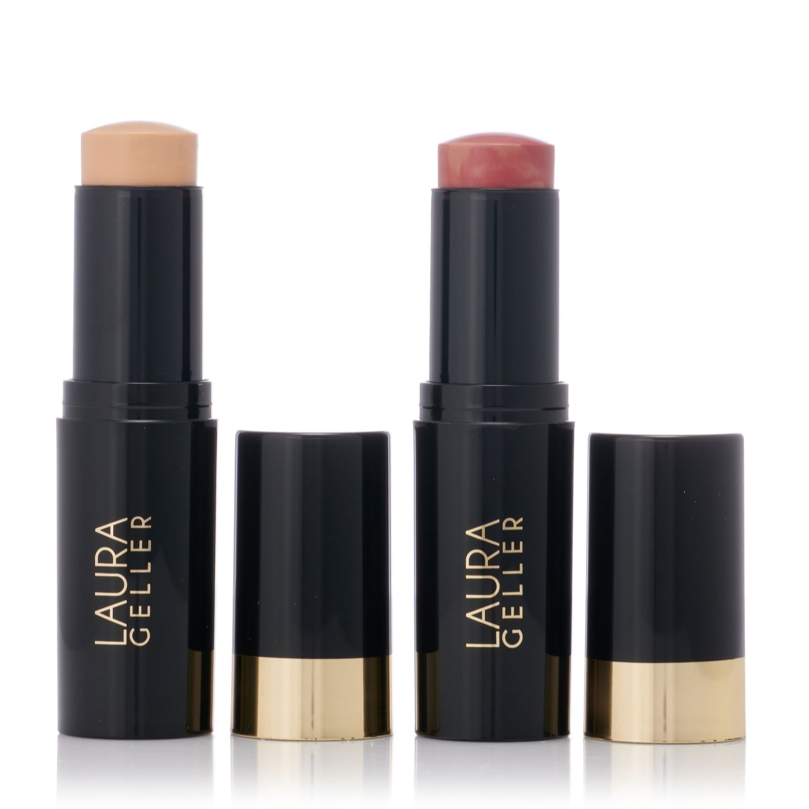 Laura Geller Deep Italian Marble Blush & Highlight Stick Duo