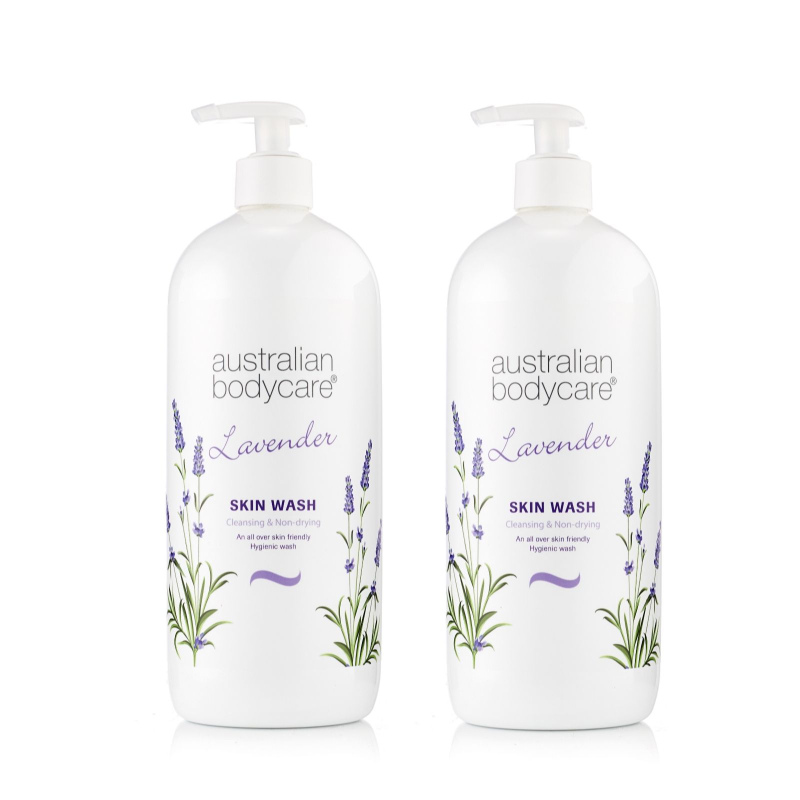 Australian Bodycare French Lavender Skinwash 1 Litre Duo