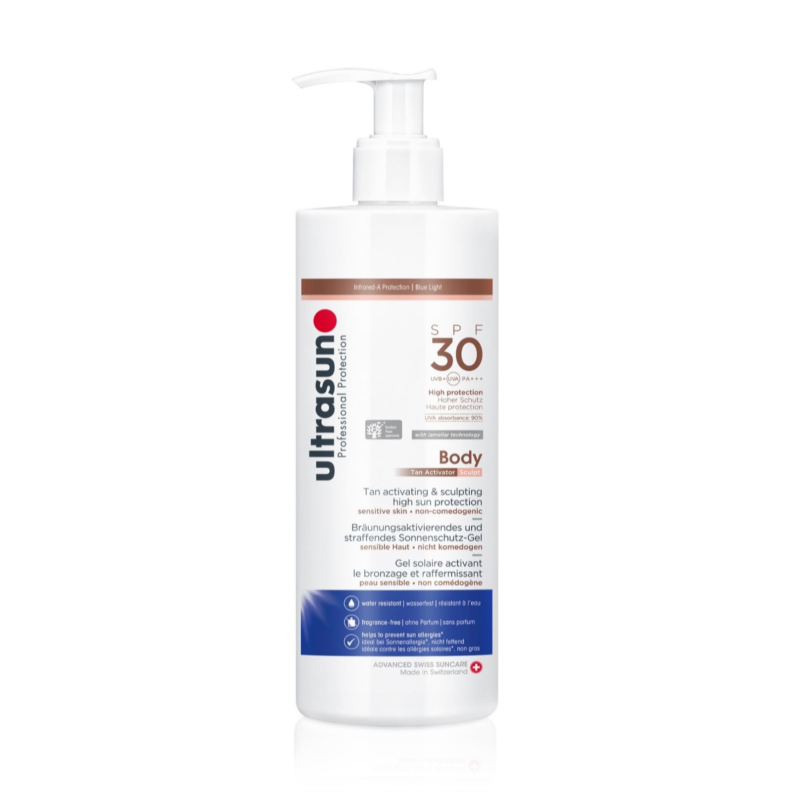 Ultrasun Supersize Body Tan Activator Sculpt SPF 30 400ml