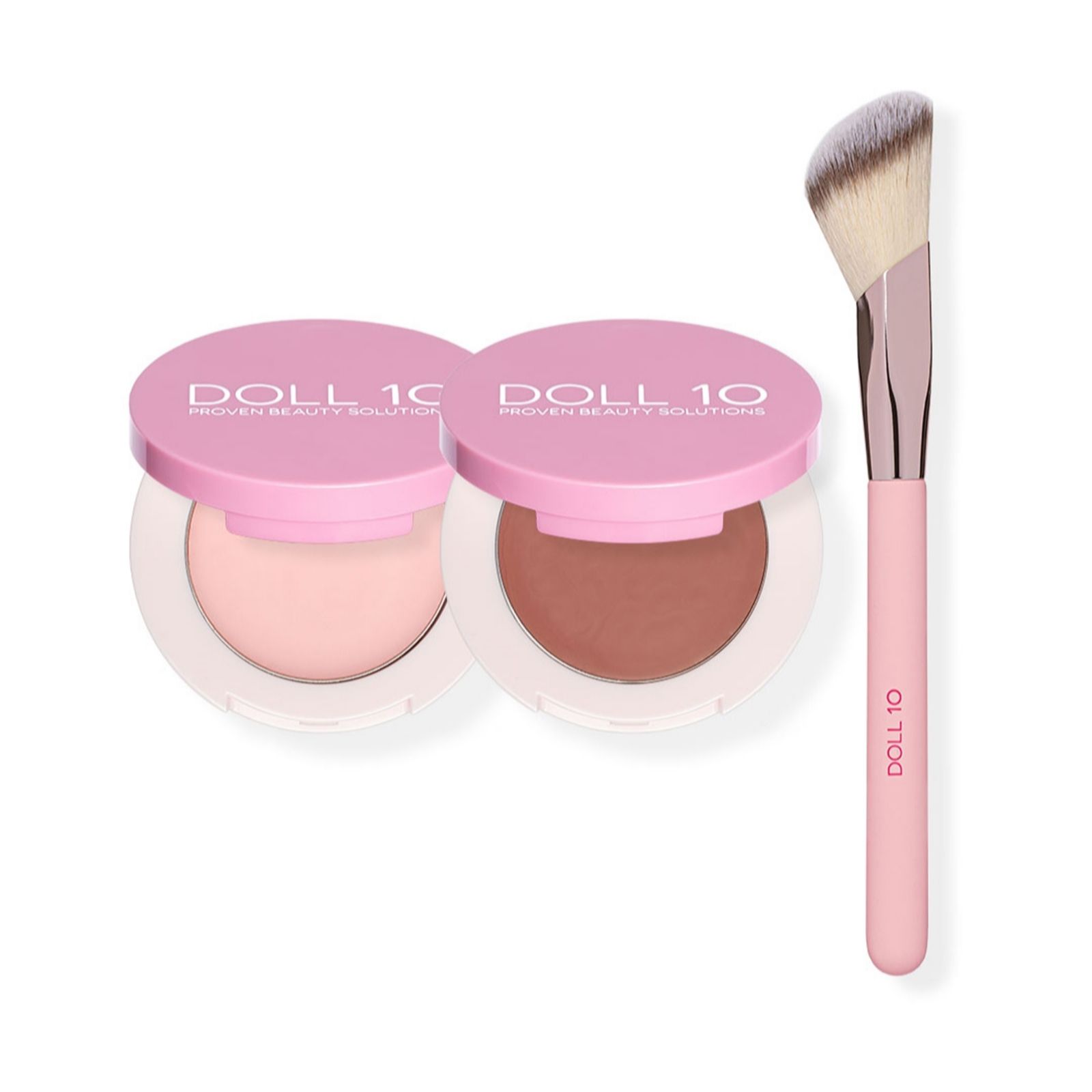 Doll 10 Own Your Glow 2 Piece PH Blush And Brush