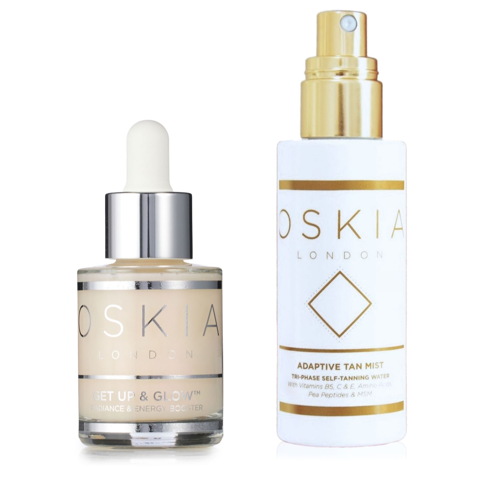 OSKIA Adaptive Tan Mist -Tri-Phase Self-Tanning Water - 100ml - Jasmine & Mint Scent - Face the Future