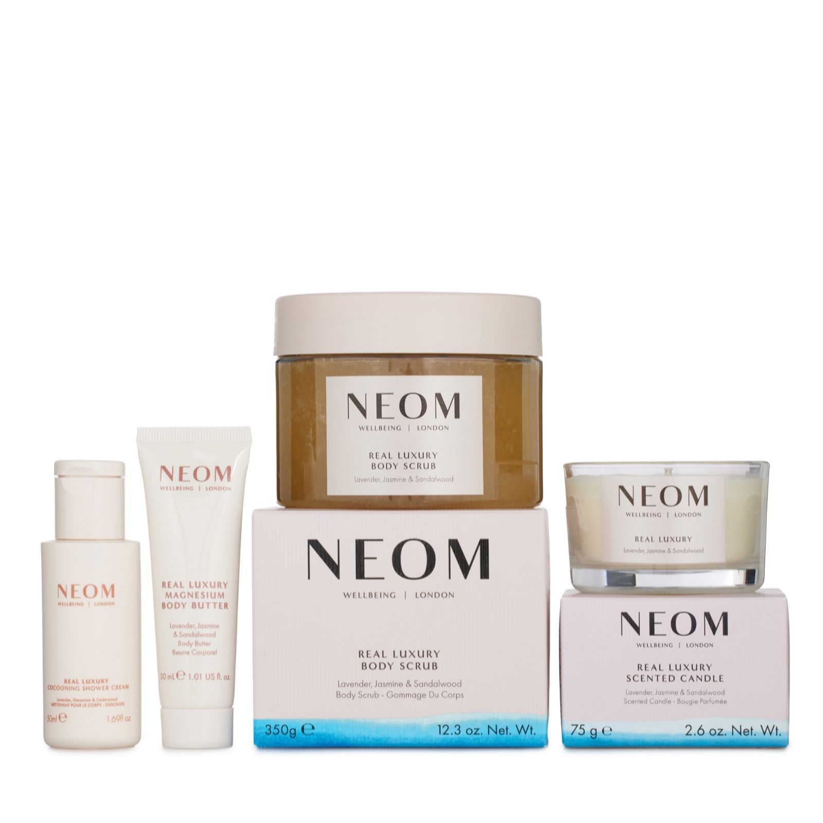 Neom Wellbeing Real Luxury Body Scrub & Body Oil Duo - Image 7