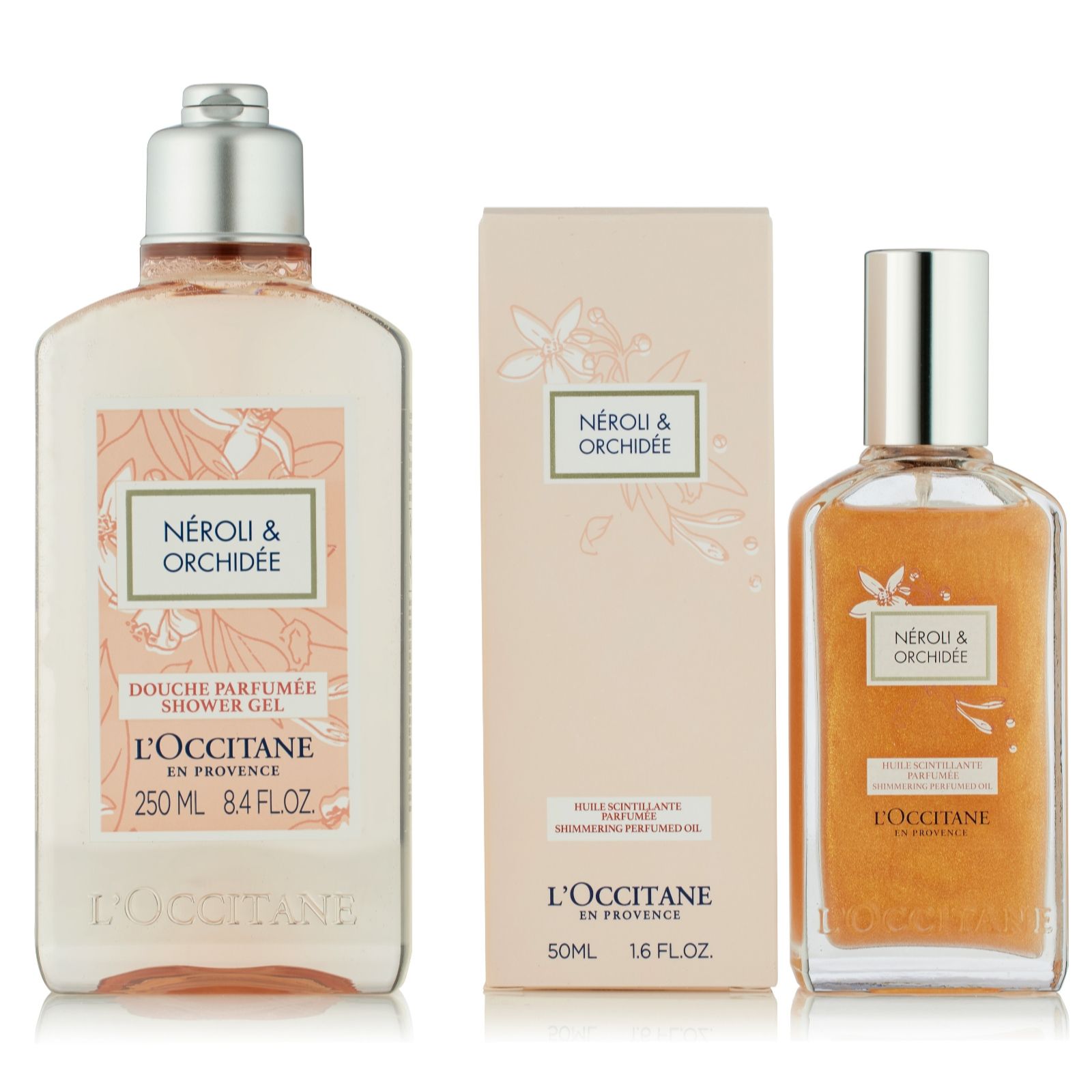 L'Occitane Neroli & Orchidee Bouquet Shower and Oil Duo