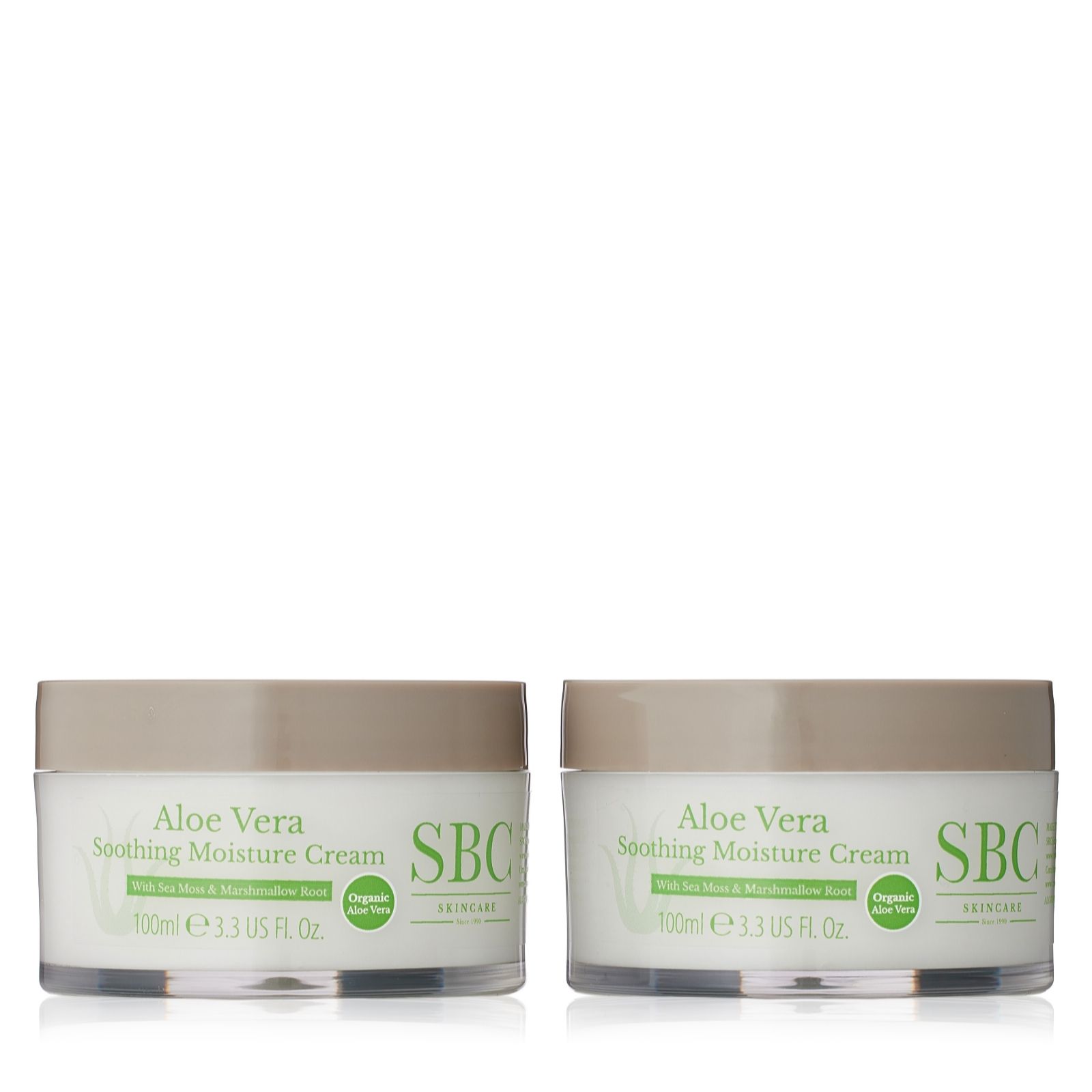Sbc Cream Aloe Vera Moisture Duo 100Ml X2