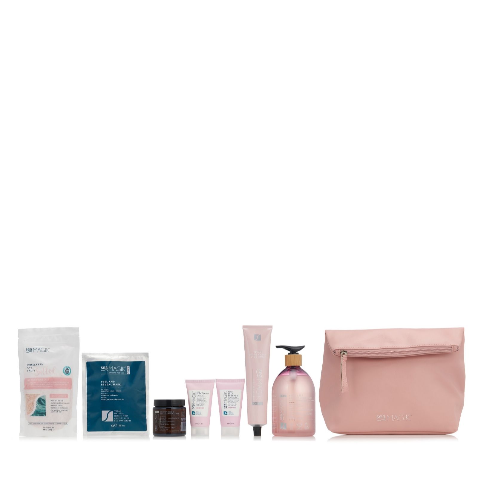 Sea Magik Uplifting Pink Salt Self-Care Gift Collection