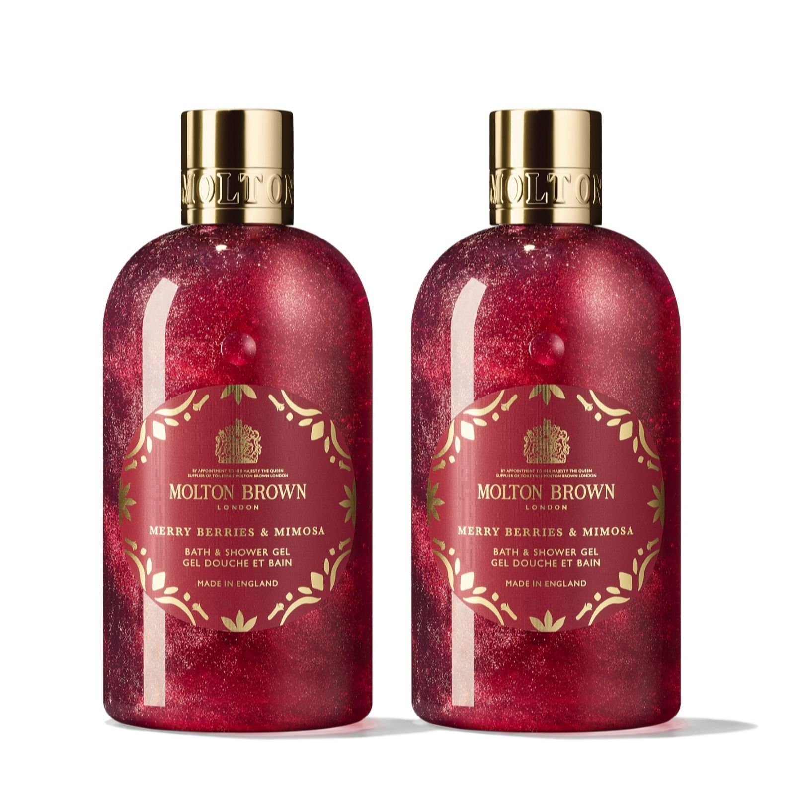 Molton Brown Merry Berries & Mimosa Body Wash Duo