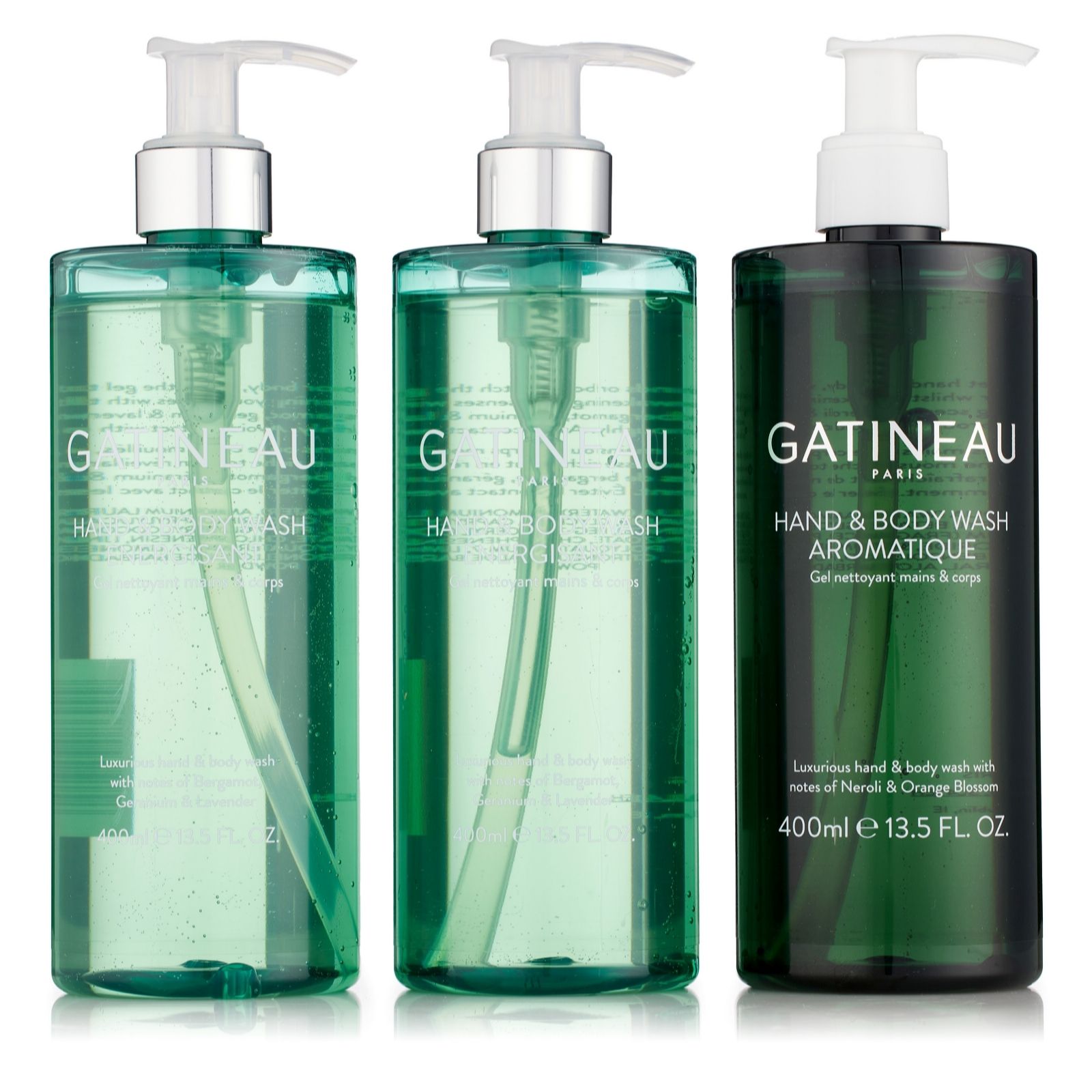 Gatineau Hand and Body Wash Trio