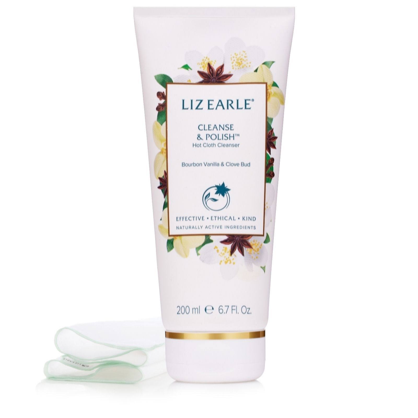 Liz Earle Bourbon Vanilla & Clove Bud Cleanse & Polish 200Ml