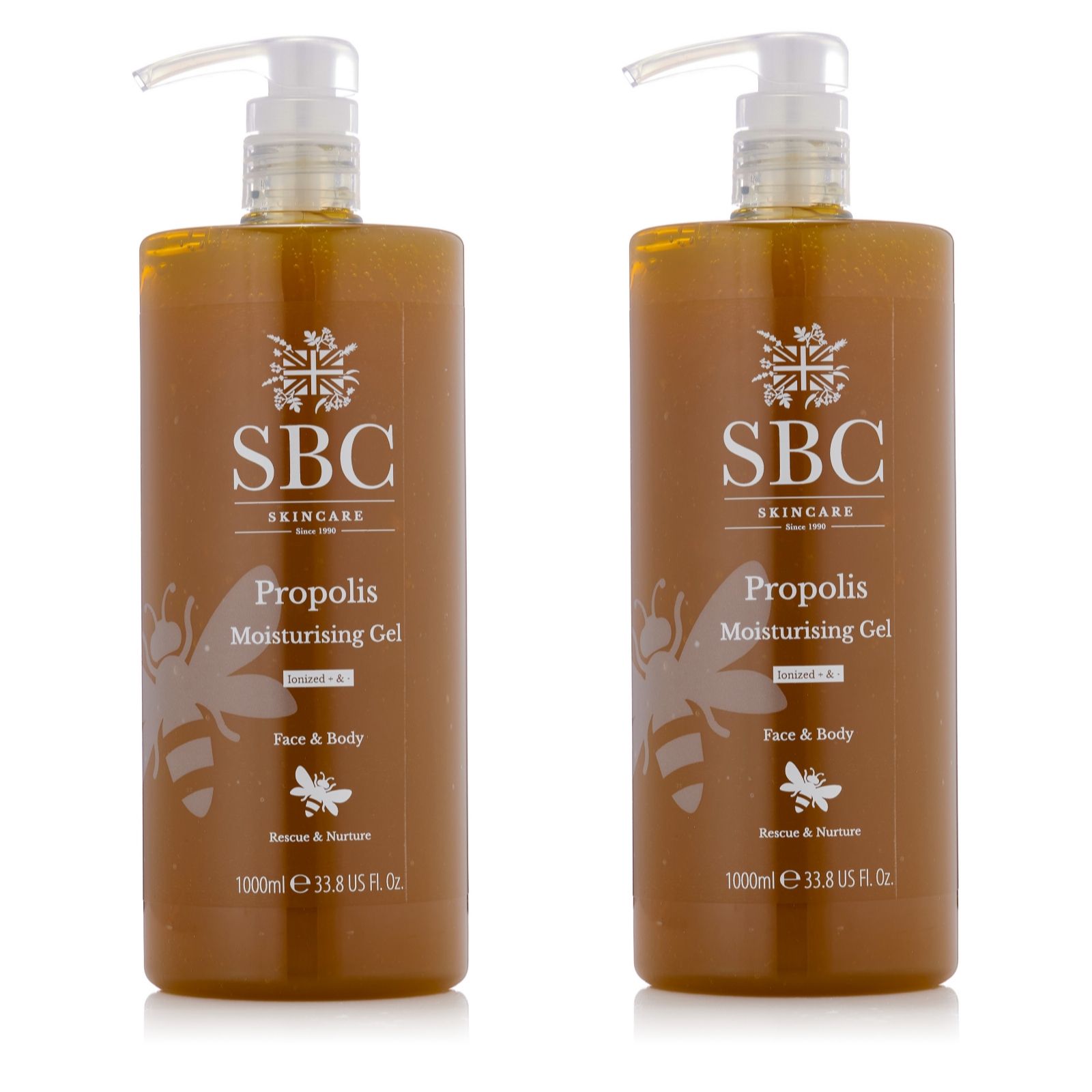 SBC Propolis 1 Litre Mositurising Gel Duo