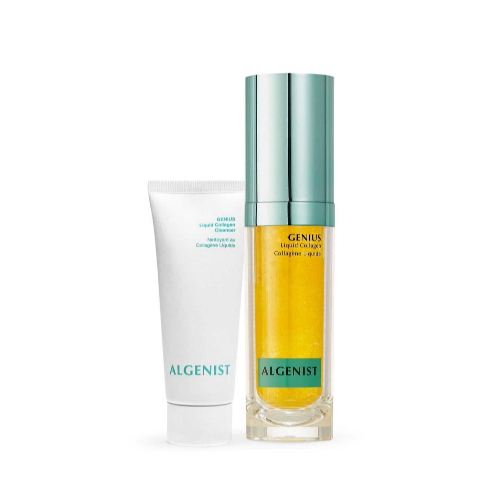 Algenist Supersize Genius Liquid Collagen 60Ml With Cleanser