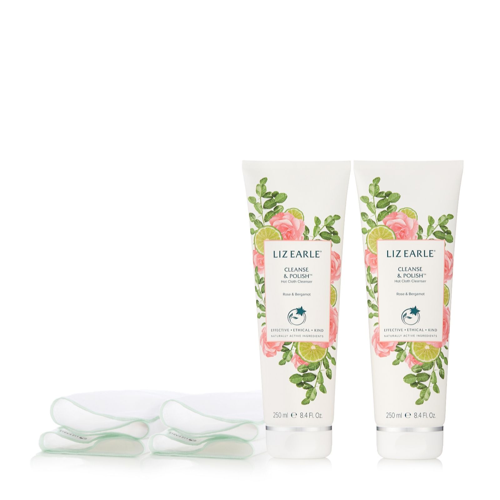 Liz Earle Rose & Bergamot Cleanse & Polish Supersize 250Ml Duo