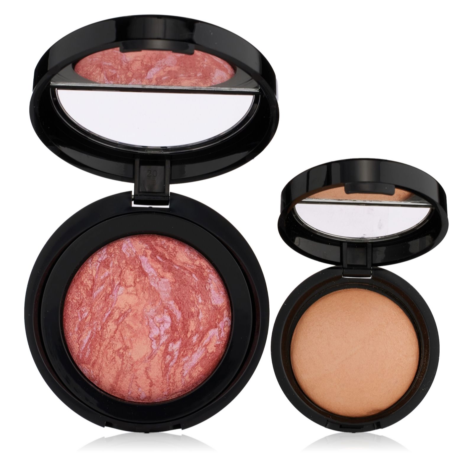 Laura Geller Mauve Baked Blush N-Brighten & Highlighter Duo