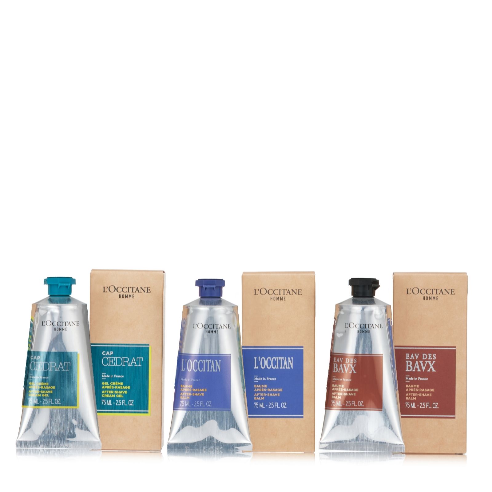 L'occitane Men's Aftershave Balm Trio 75Ml