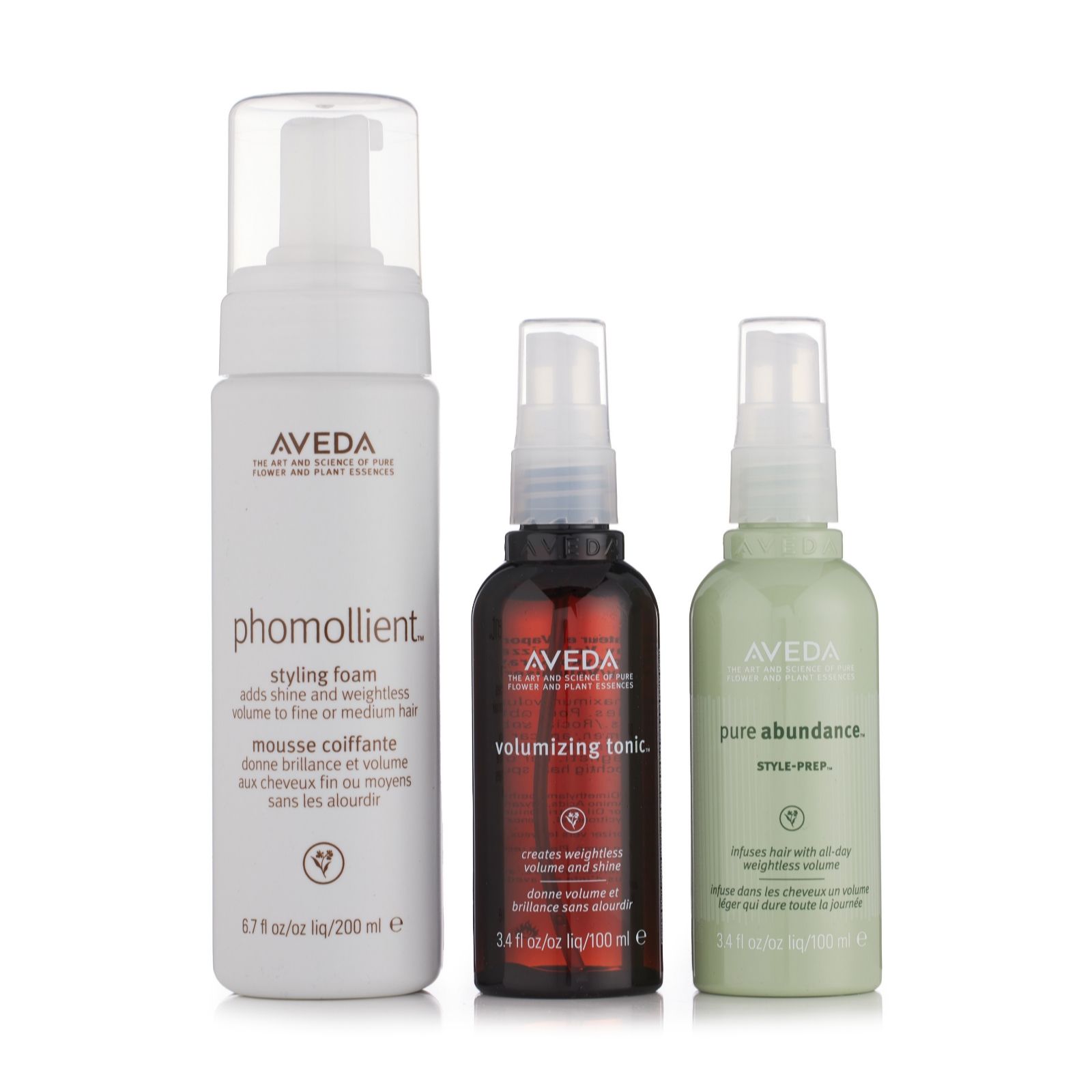 Aveda Naturally Fuller Hair Styling Trio