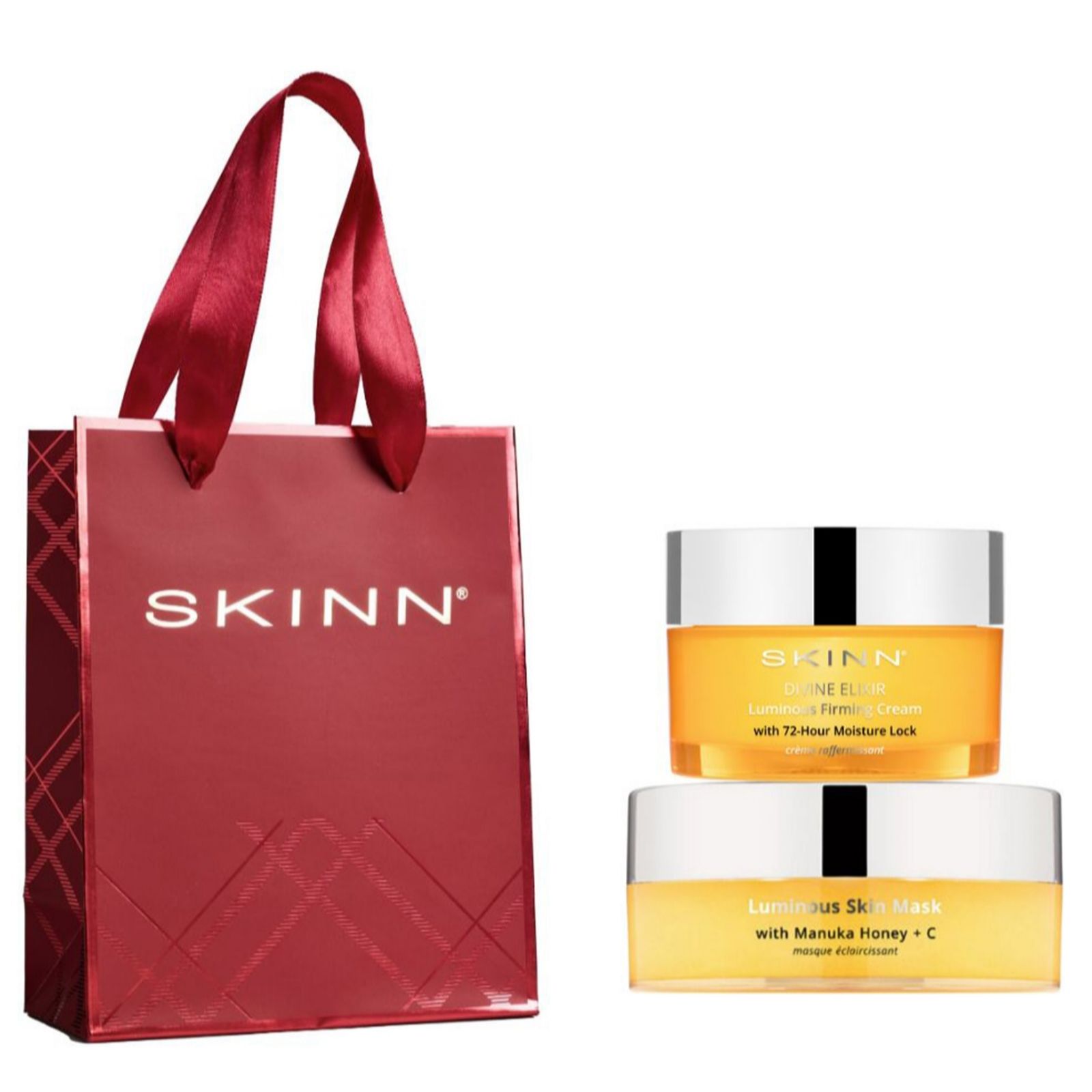 SKINN Luminous Mask and Cream Duo with Bag