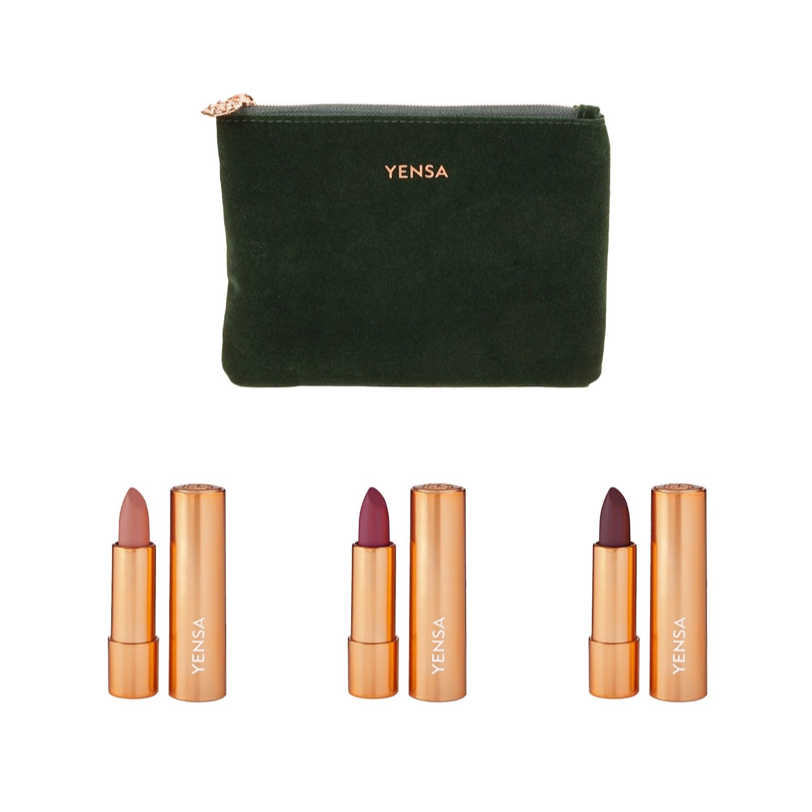 Yensa Vibrant Lipstick Holiday Trio