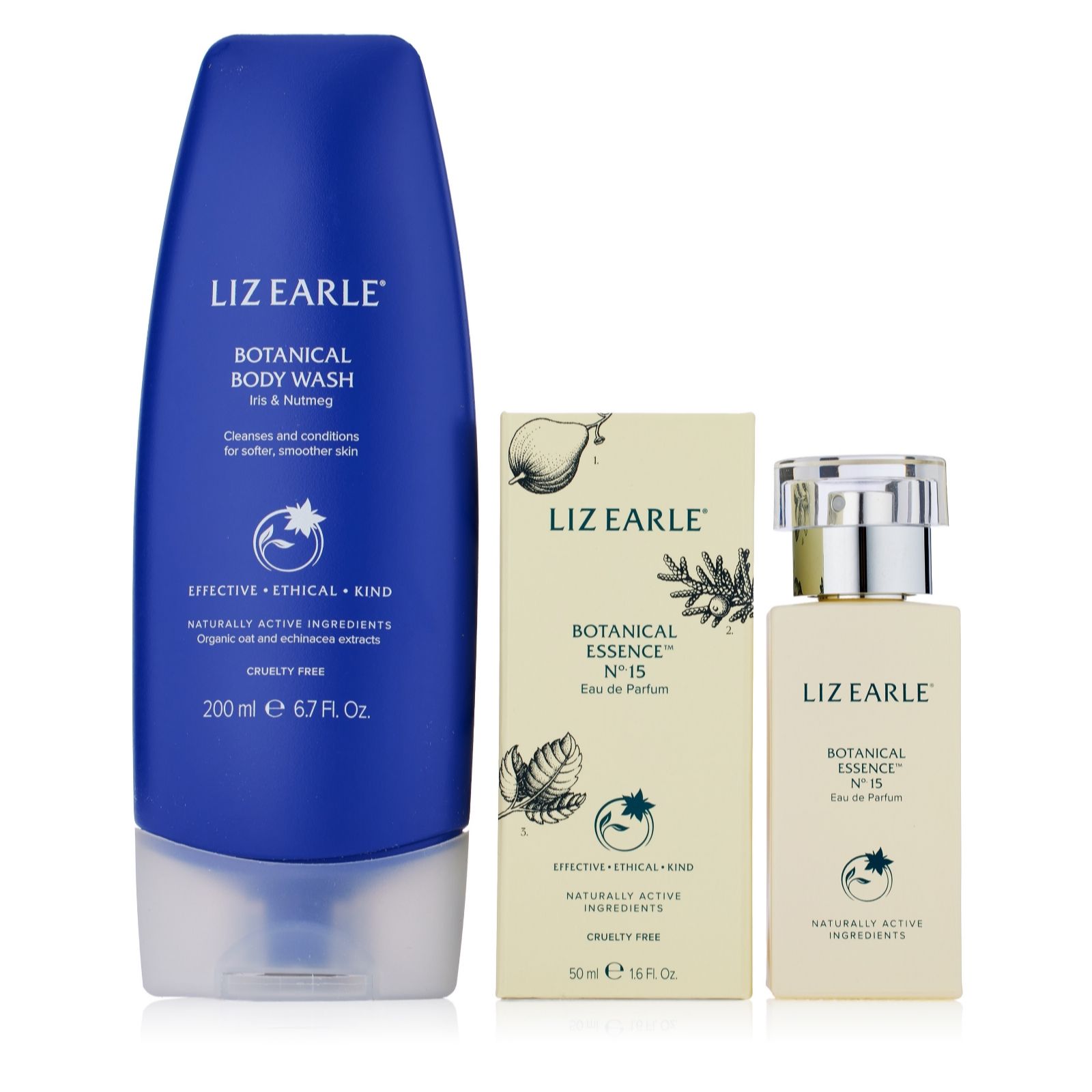 Liz Earle Number 1 Botanical Essence With Iris & Nutmeg Body Wash