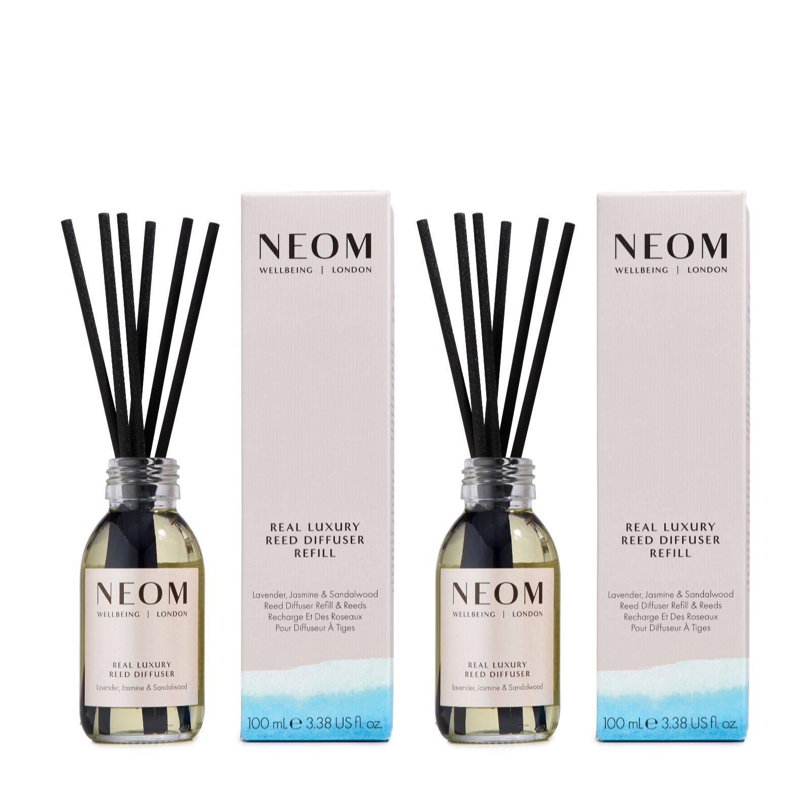 Neom Perfect Nights Sleep Wellbeing Reed Diffuser Refill Duo - Image 8
