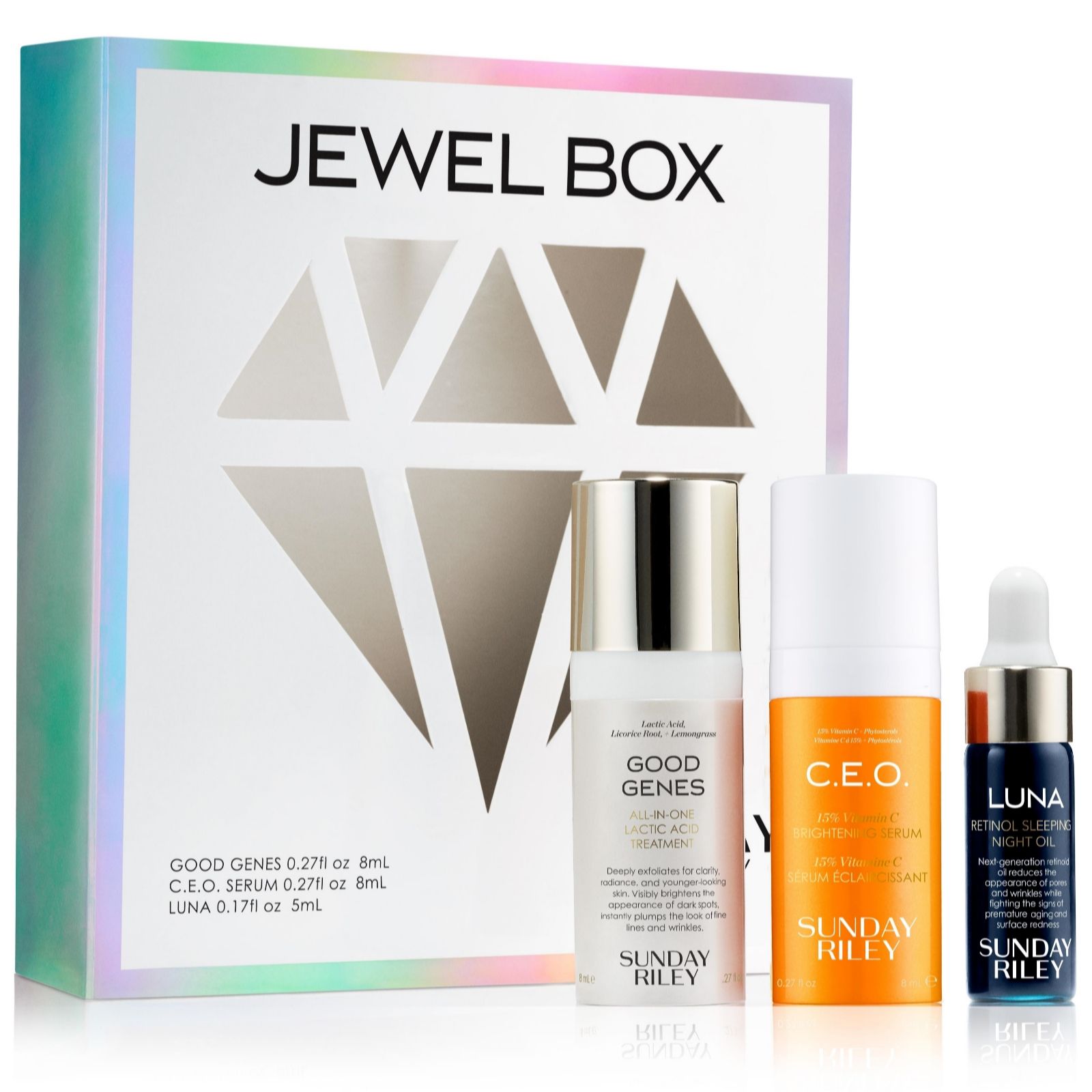 Sunday Riley 3 Piece Jewel Box Kit