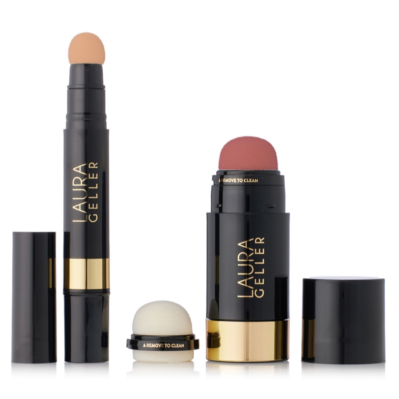 Laura Geller Poppy Peach Blusher And Highlighter Duo