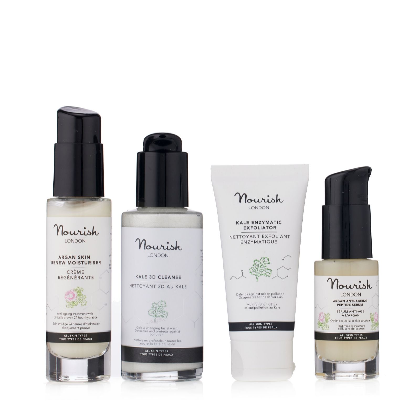 Nourish London 4 Piece Complete Regime Kit