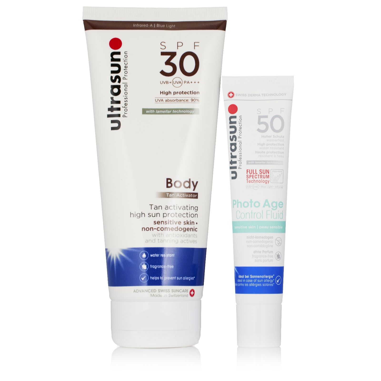 Ultrasun Photo Age and Tan Activator two piece