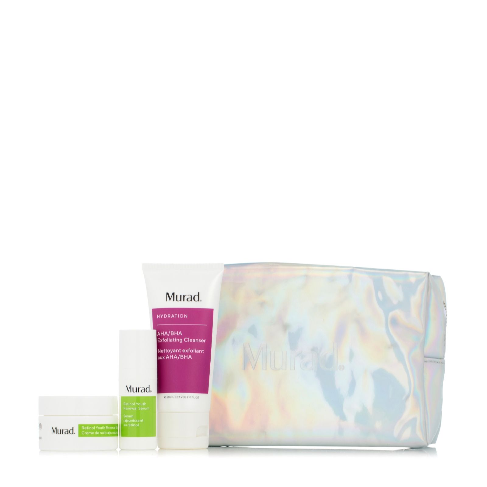 Murad 3 Piece Retinol & AHA Mini Collection with Bag