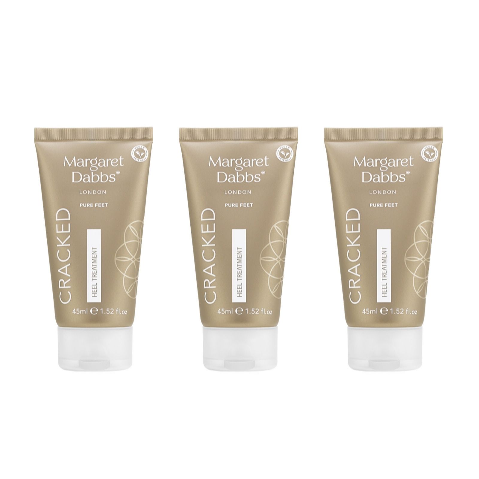 Margaret Dabbs London Pure Cracked Heel Treatment Balm 45ml Trio