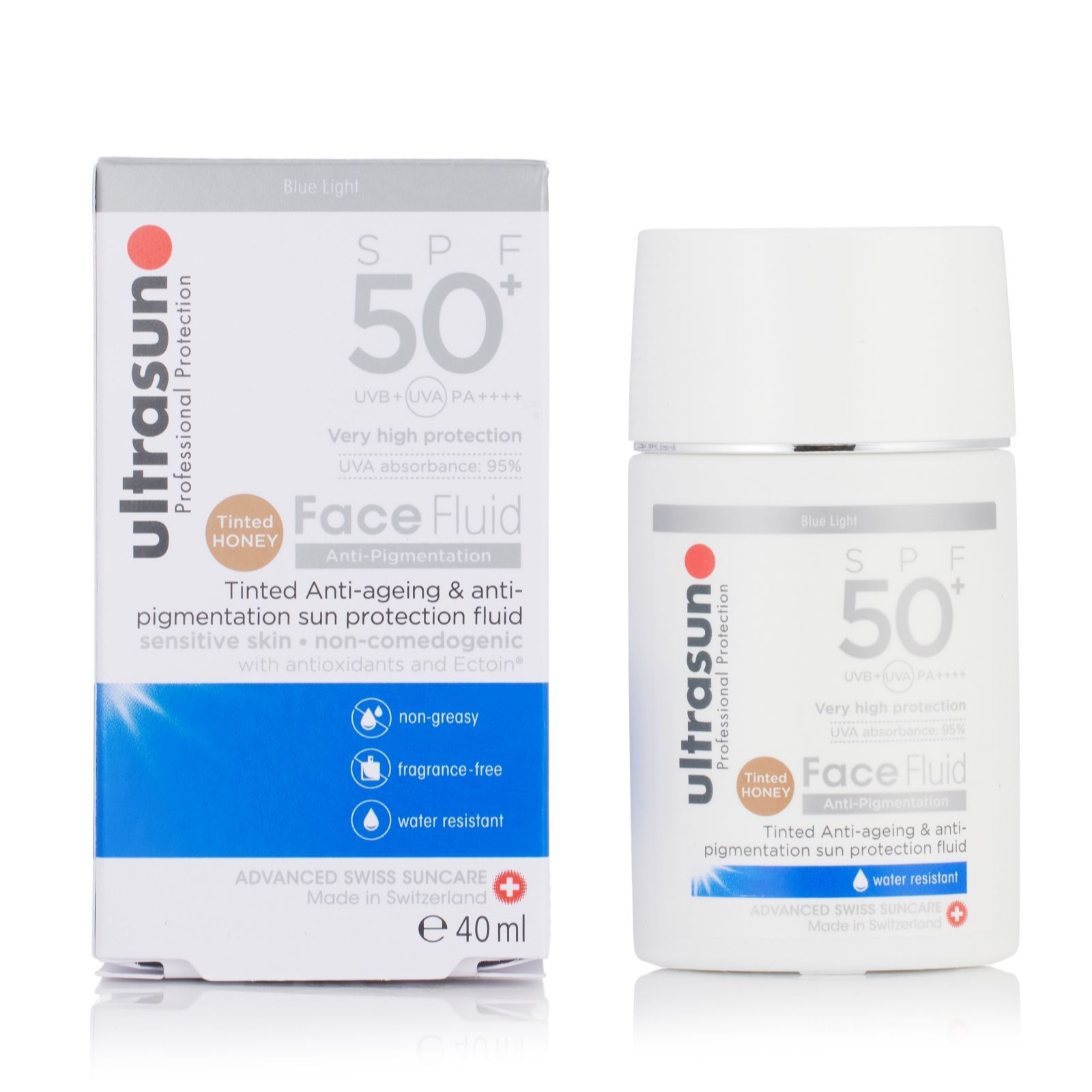 Ultrasun Light Anti-Pigmentation Face Fluid Tinted 50+ Spf 40Ml